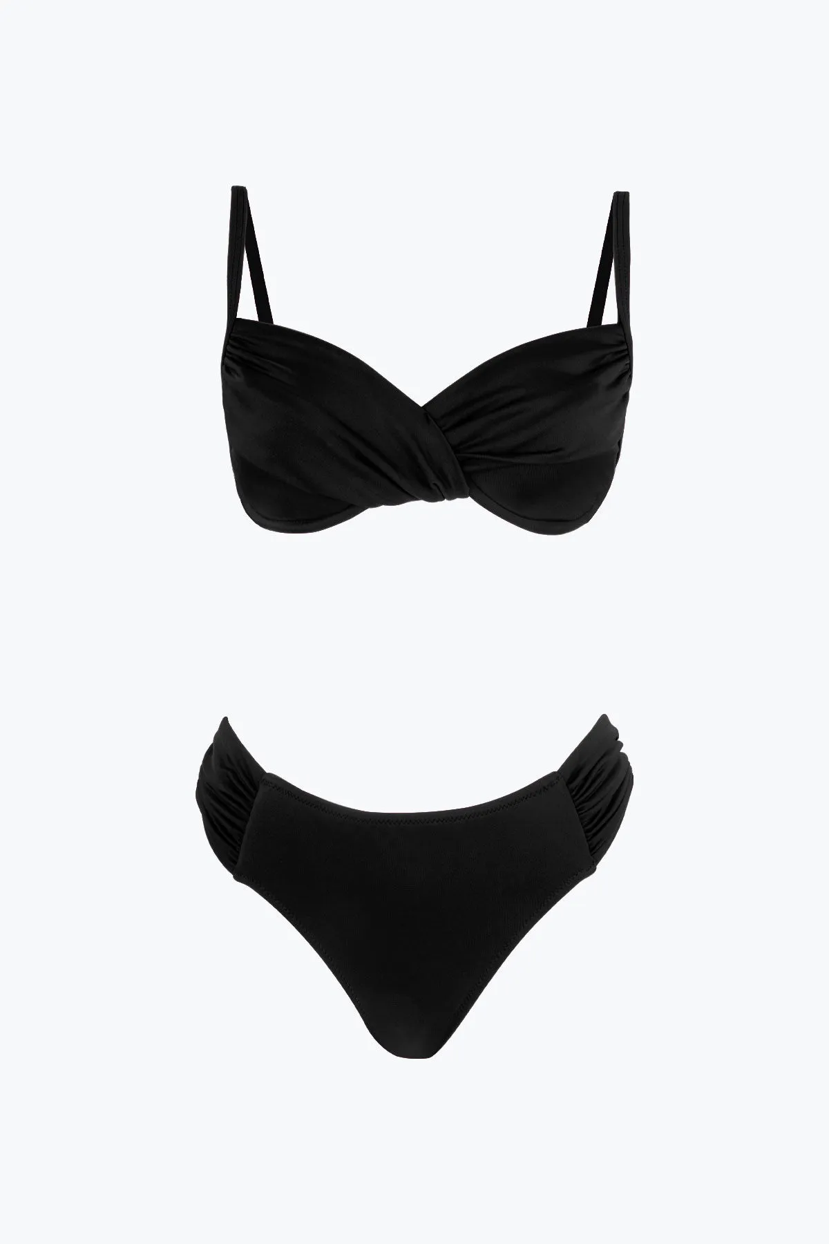 40705 Black Gathering Bikini Set