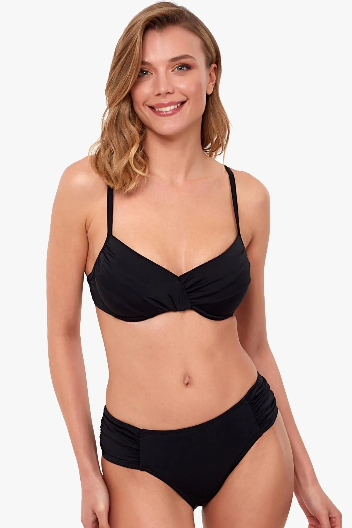 40705 Black Gathering Bikini Set