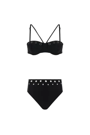 Alexandria/Vanessa Grommet Detail Bikini Set