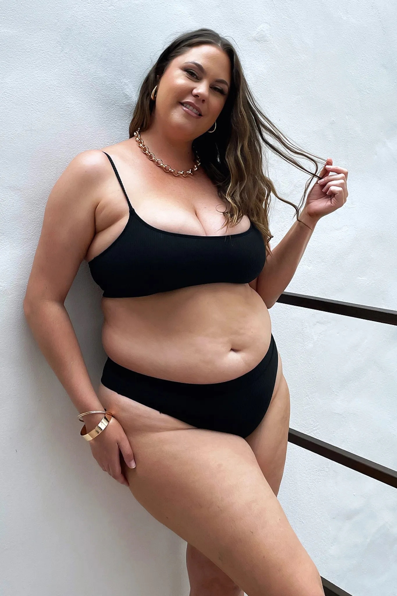 Ash Bikini Top - Black