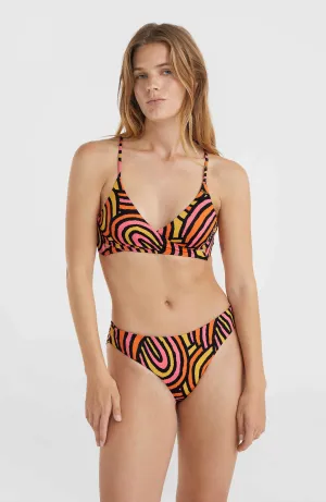 Baay Maoi Bikini Set | Orange Rainbow Stripe