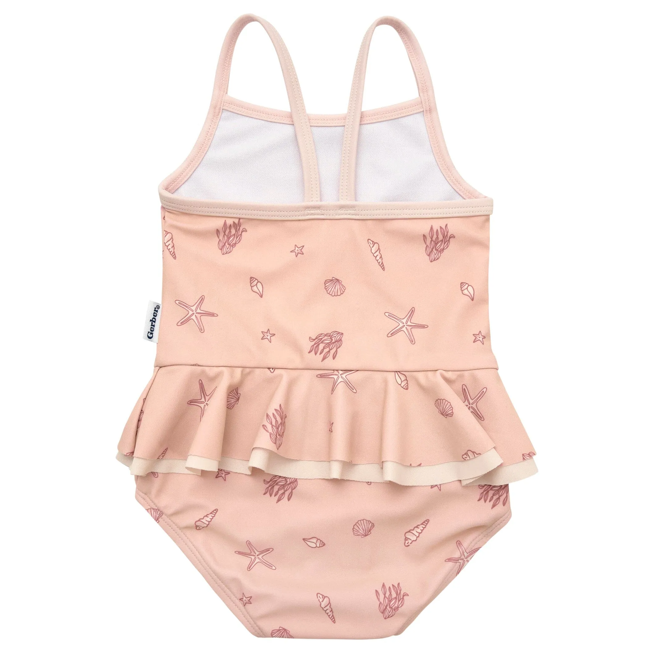 Baby Girls UPF 50  Seashells One-Piece Swimsuit