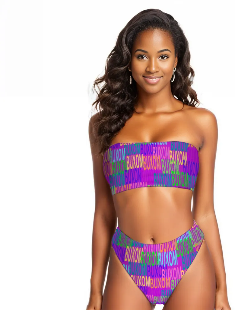 Buxom Women's Bandeau Bikini Set