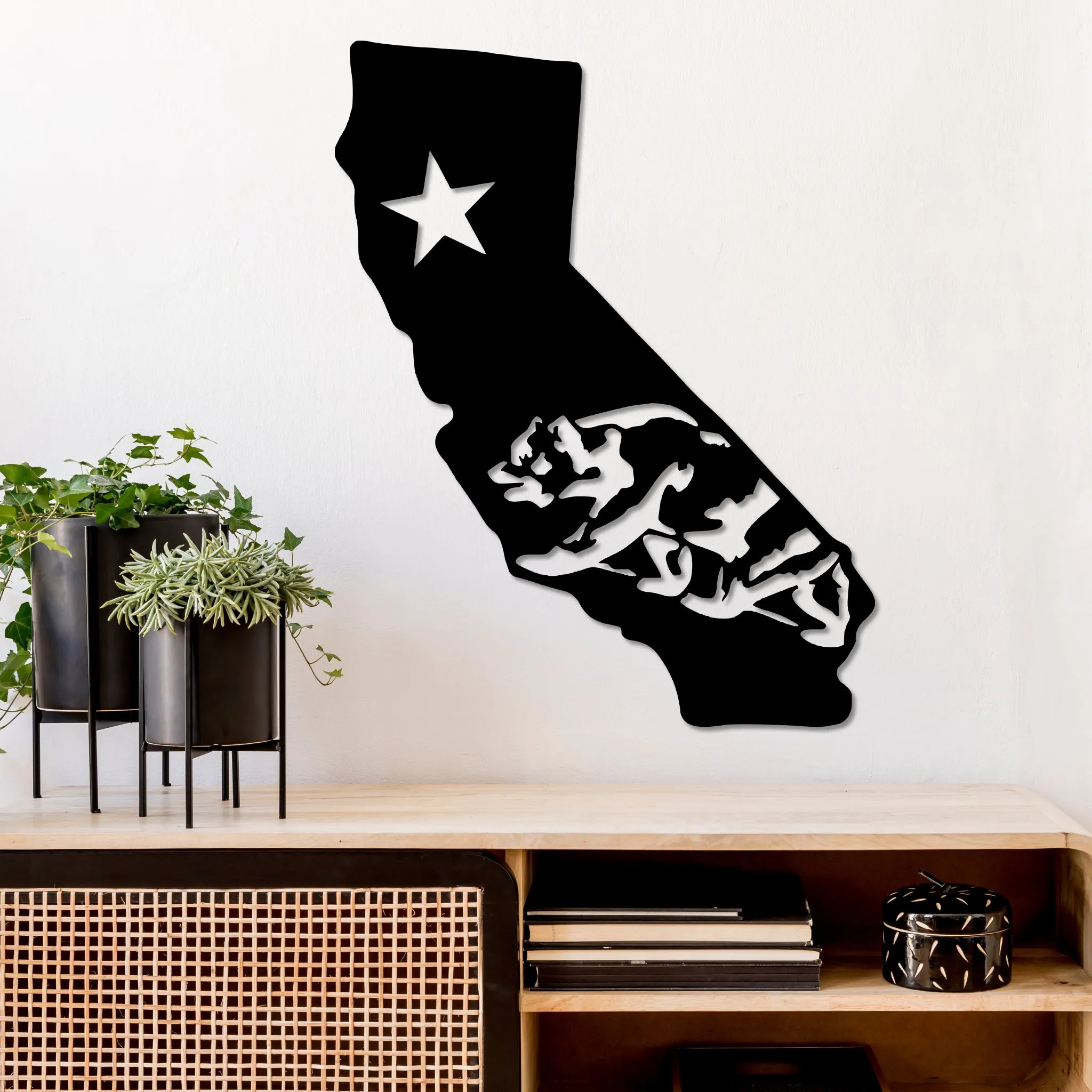 California State - Metal Wall Art