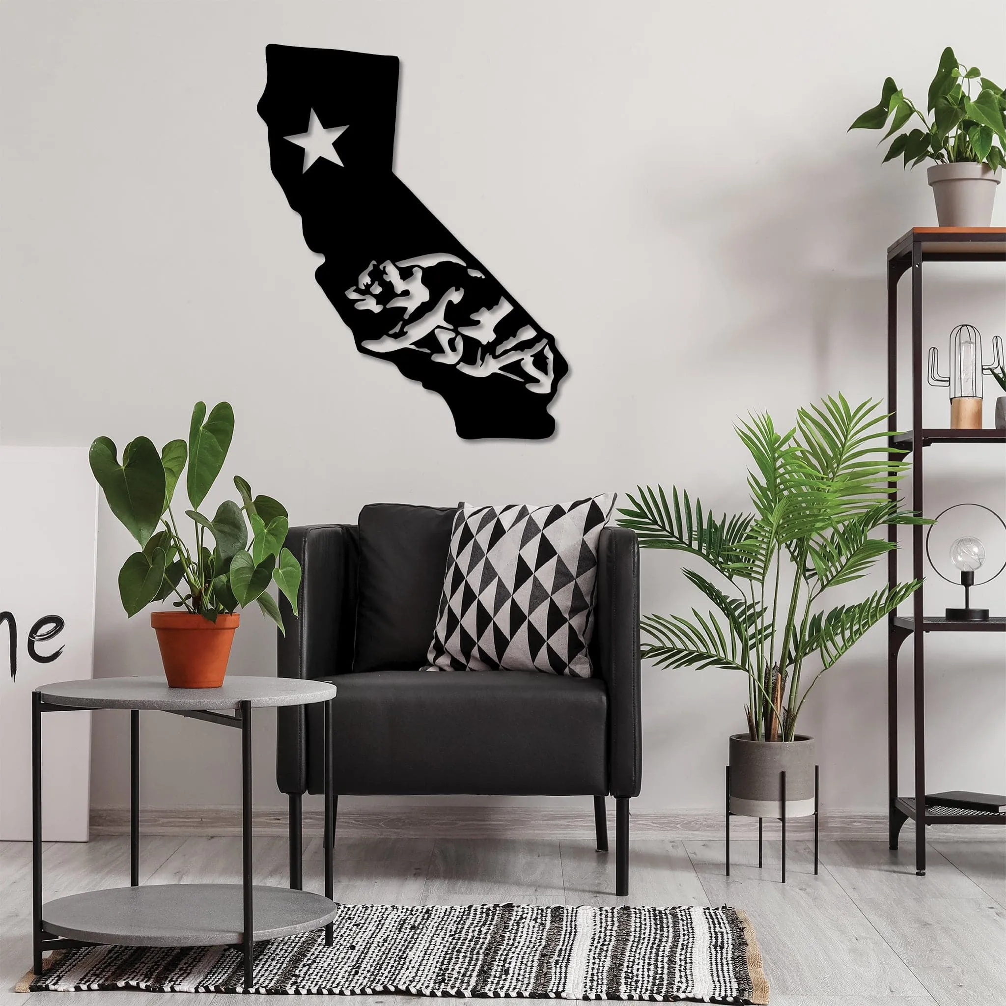 California State - Metal Wall Art