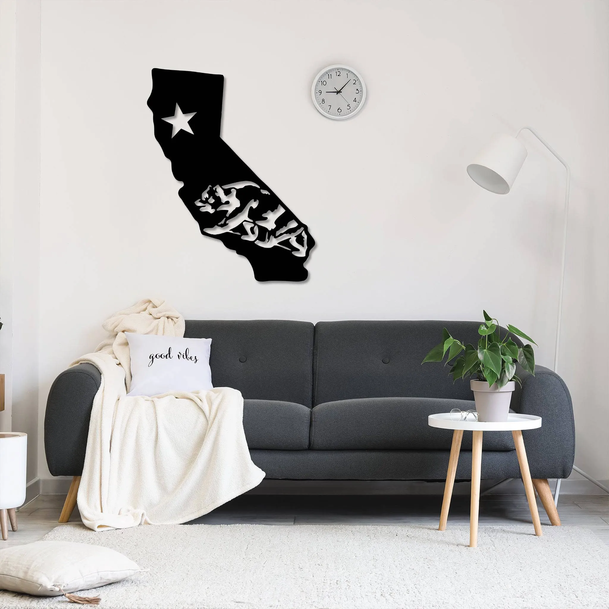 California State - Metal Wall Art