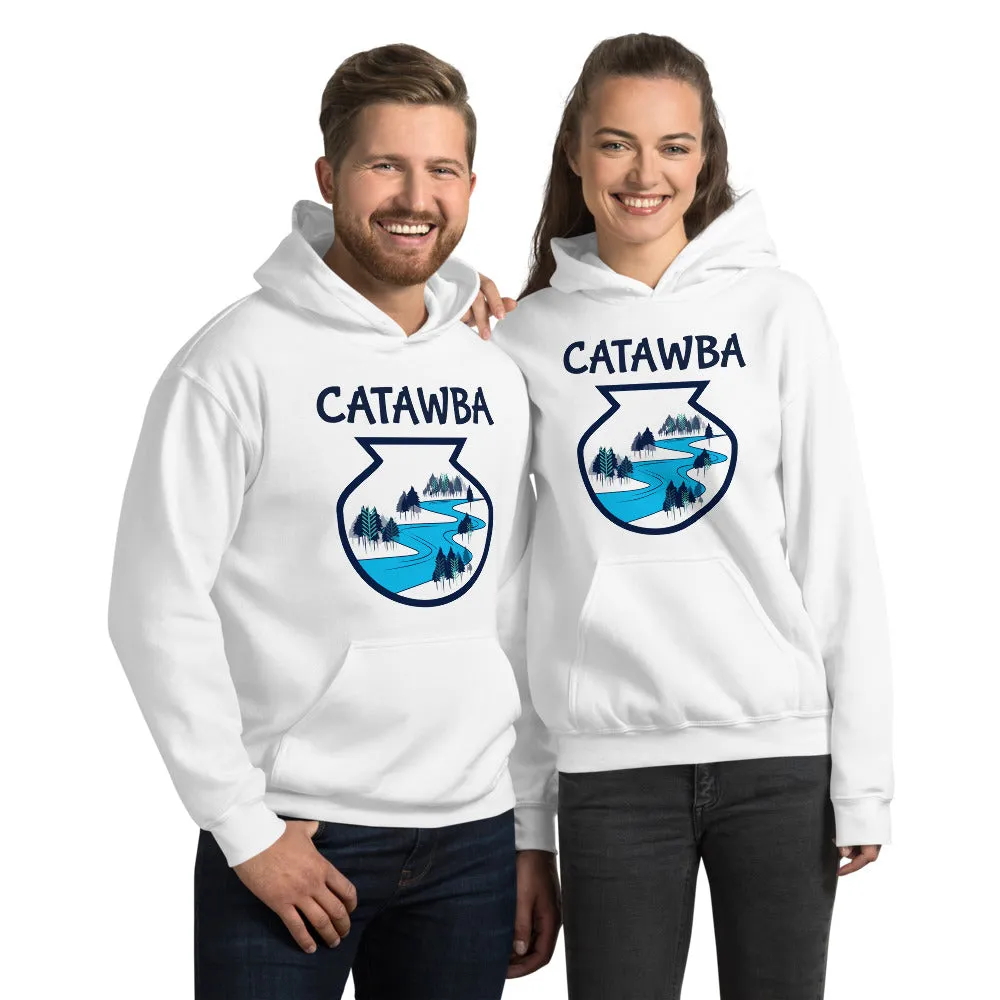 Catawba River Scene Unisex Hoodie artwork by Alex Osborn