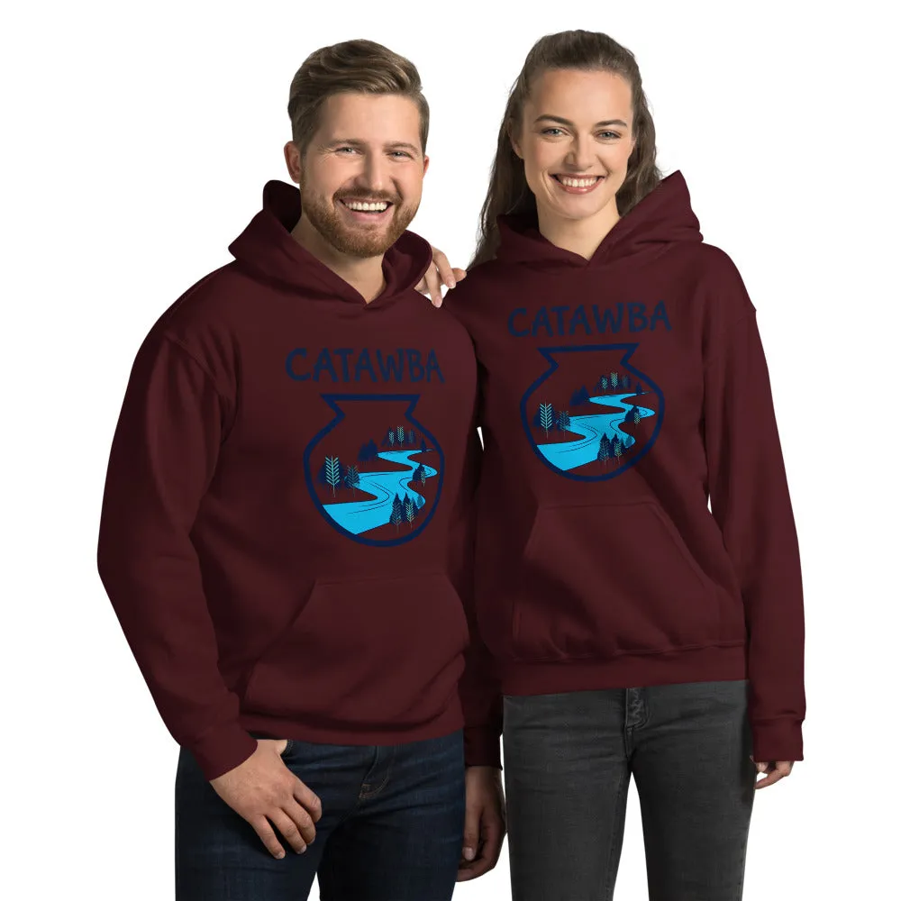 Catawba River Scene Unisex Hoodie artwork by Alex Osborn