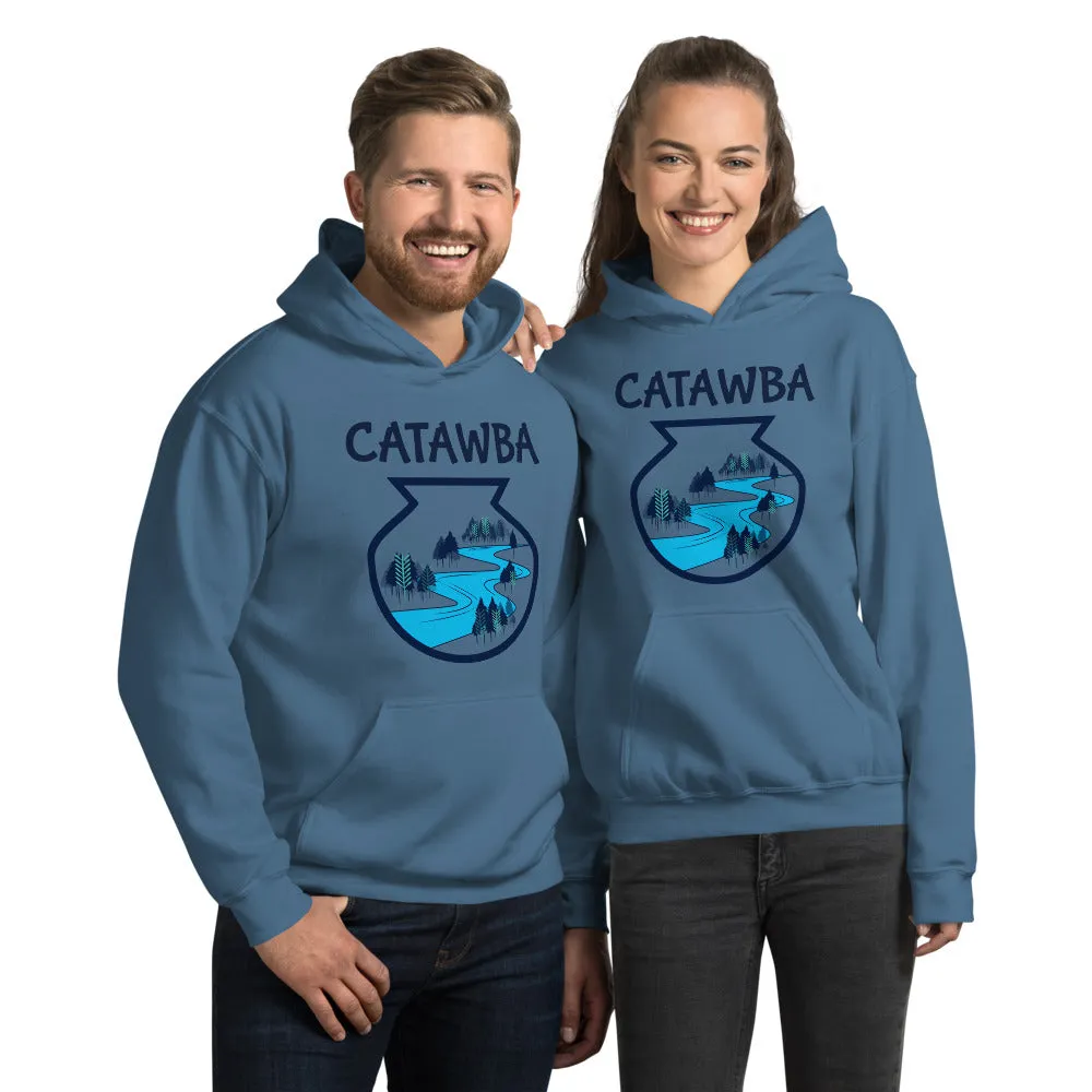 Catawba River Scene Unisex Hoodie artwork by Alex Osborn