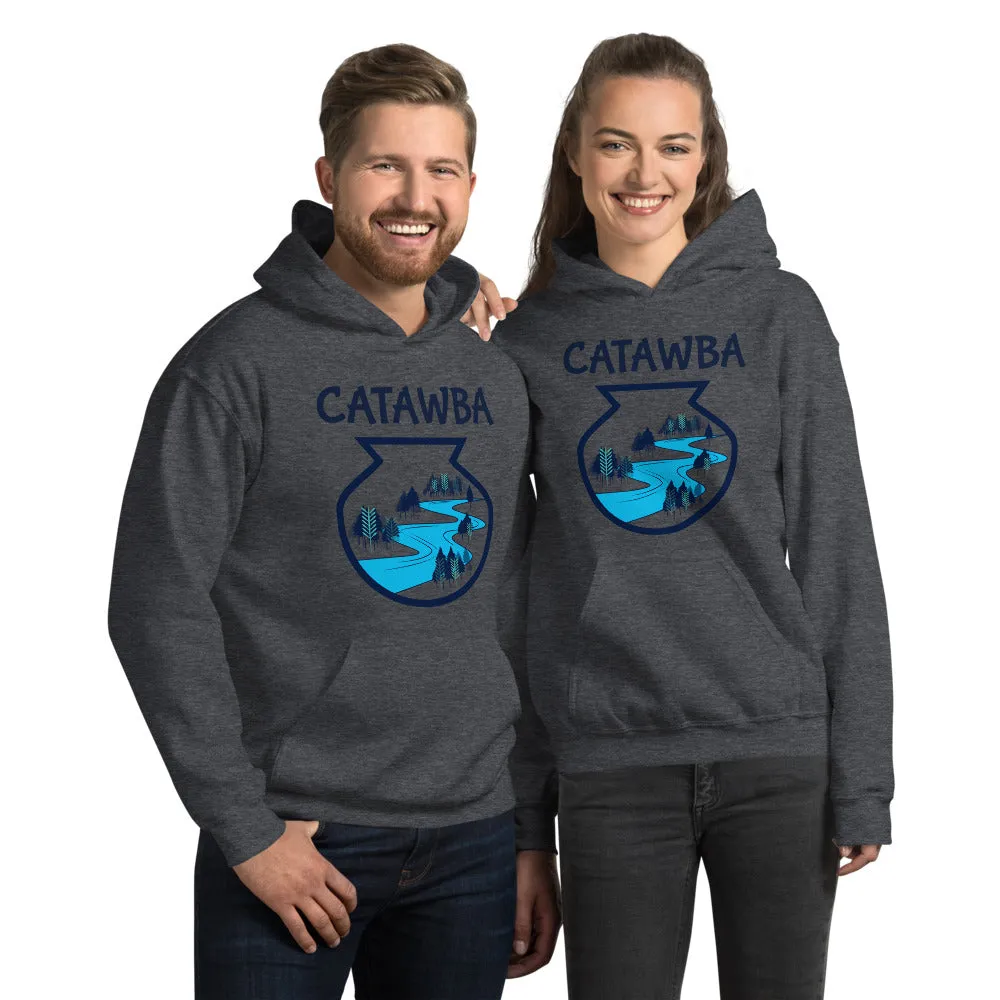 Catawba River Scene Unisex Hoodie artwork by Alex Osborn