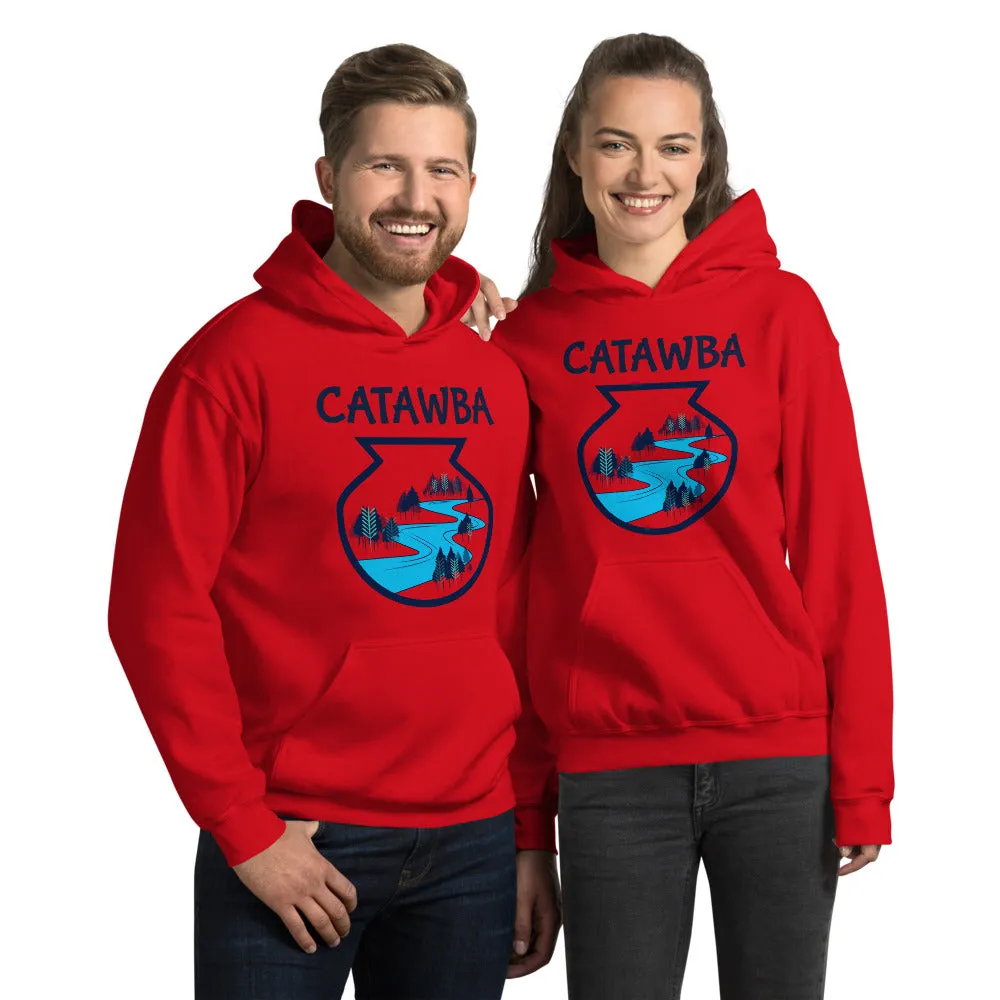 Catawba River Scene Unisex Hoodie artwork by Alex Osborn