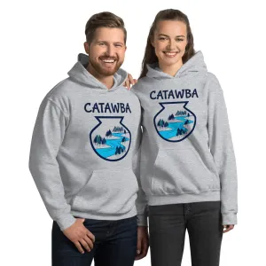 Catawba River Scene Unisex Hoodie artwork by Alex Osborn