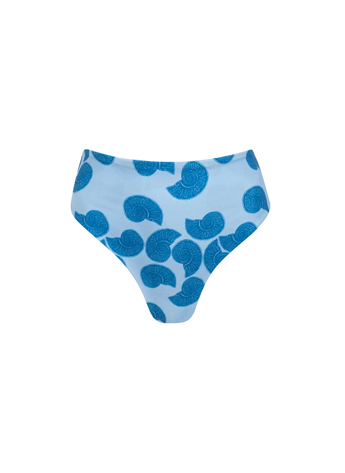 conscious x sienna sustainable swimwear bottoms saint blue shell