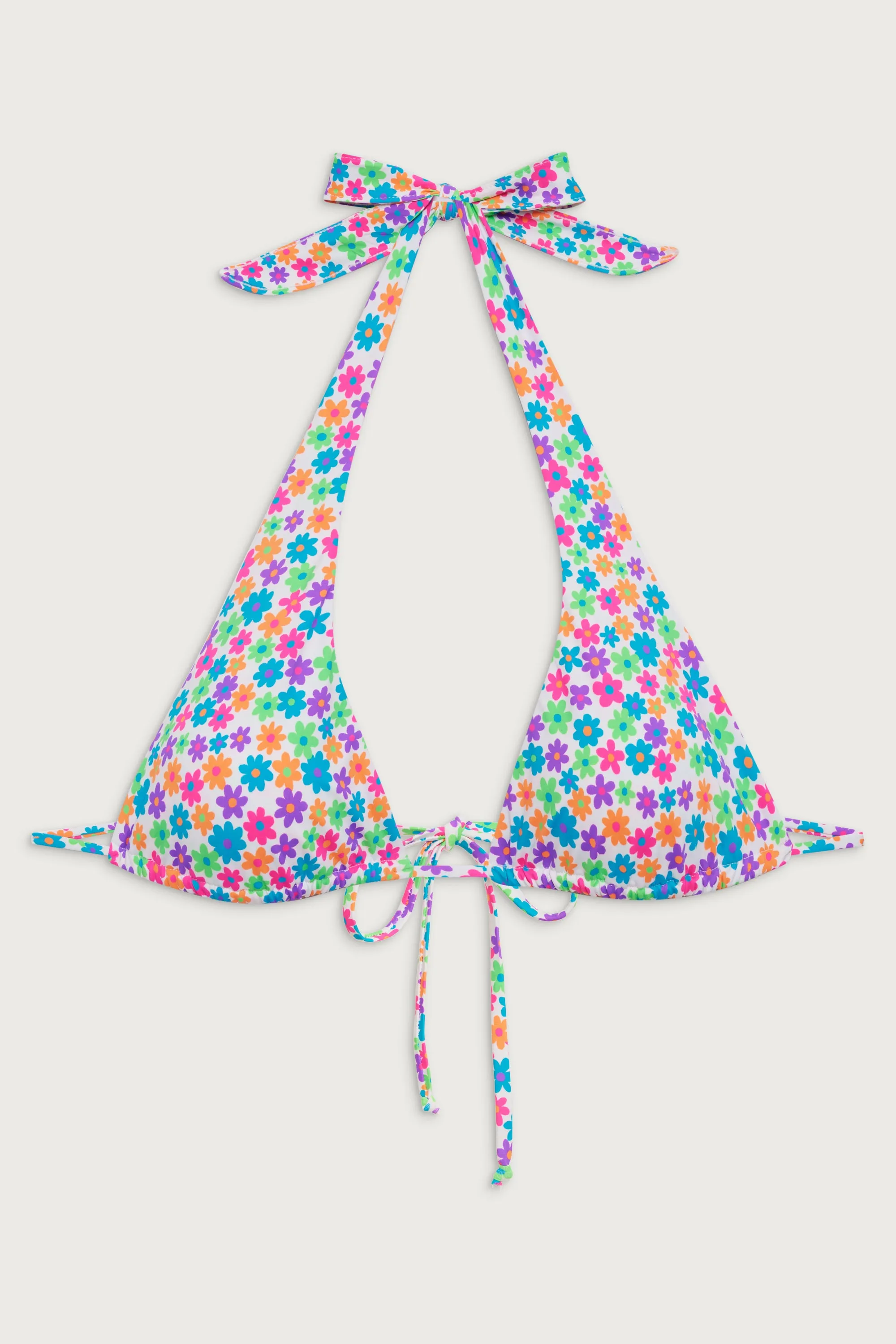 Diana Floral Halter Bikini Top - Forever Flower