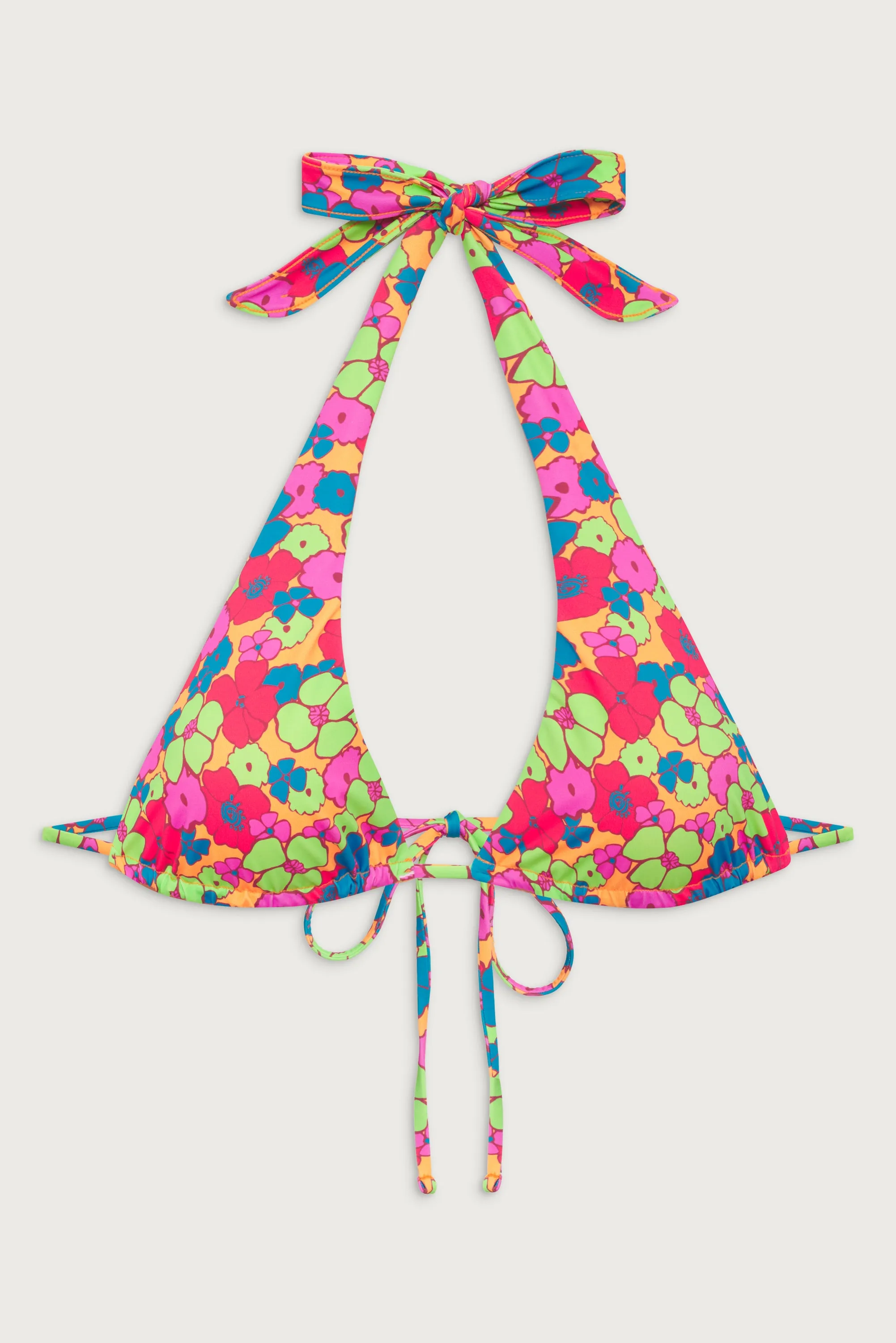 Diana Halter Bikini Top - Groovy