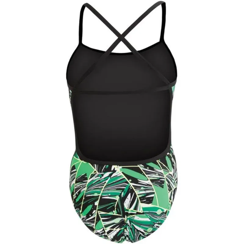 Dolfin - Graphlite Vantage Cross Back Swimsuit - Green