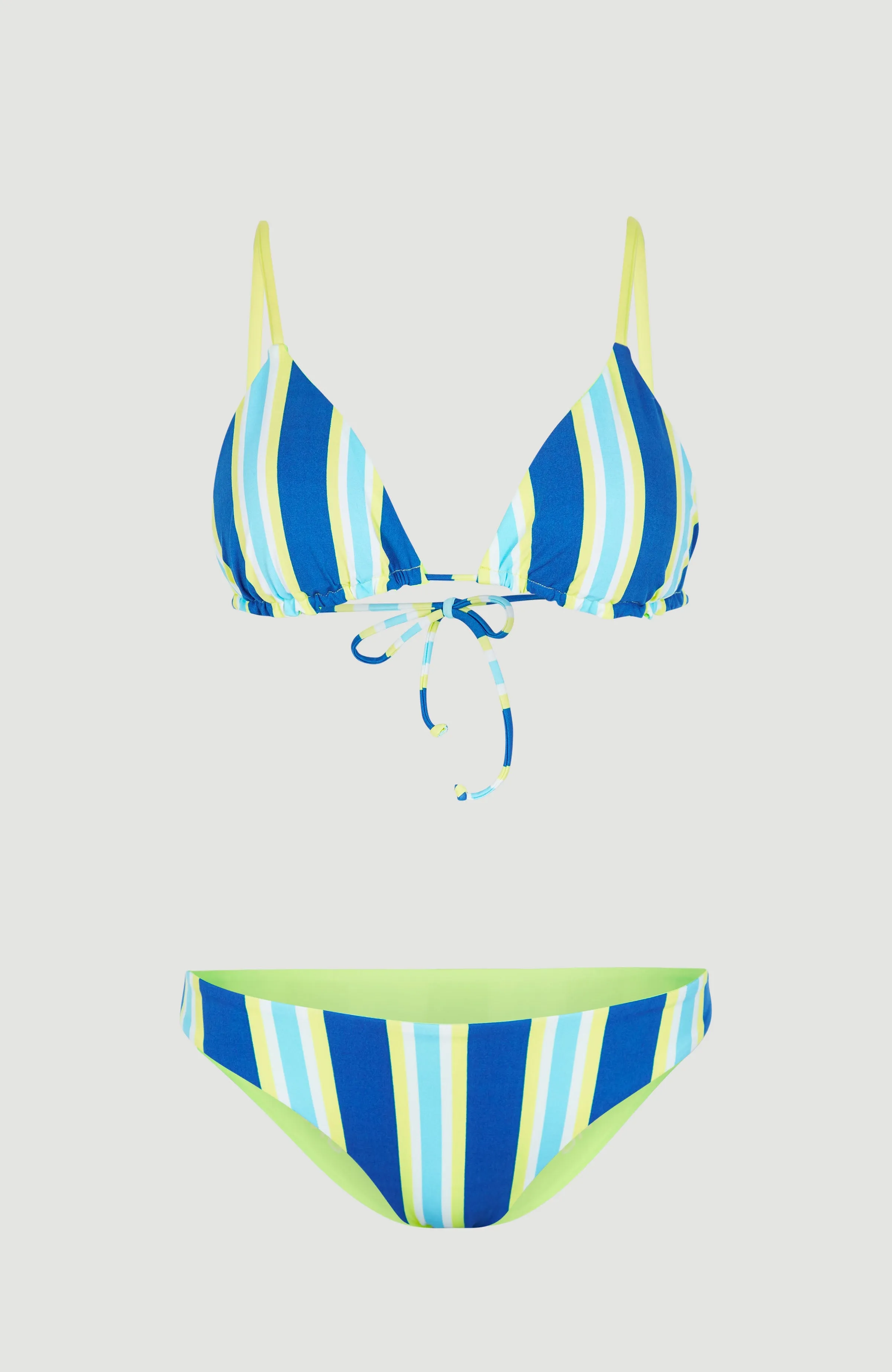 Drift Rockley Revo Triangle Bikini Set | Blue Towel Stripe