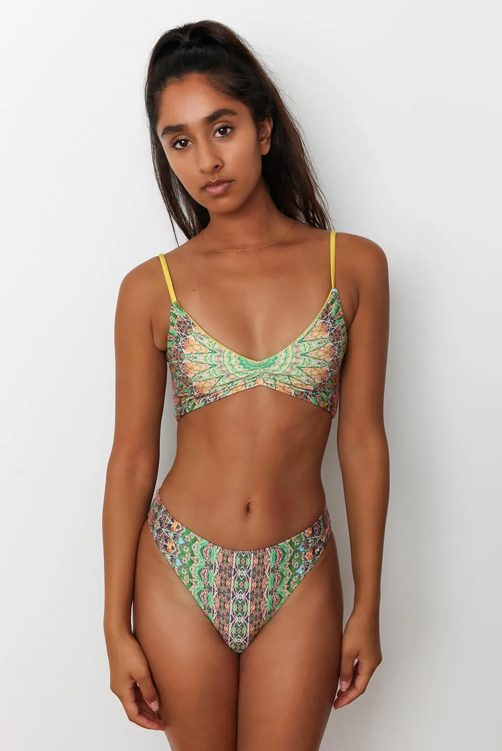 Fauna Ruched Hipster Bikini Bottom