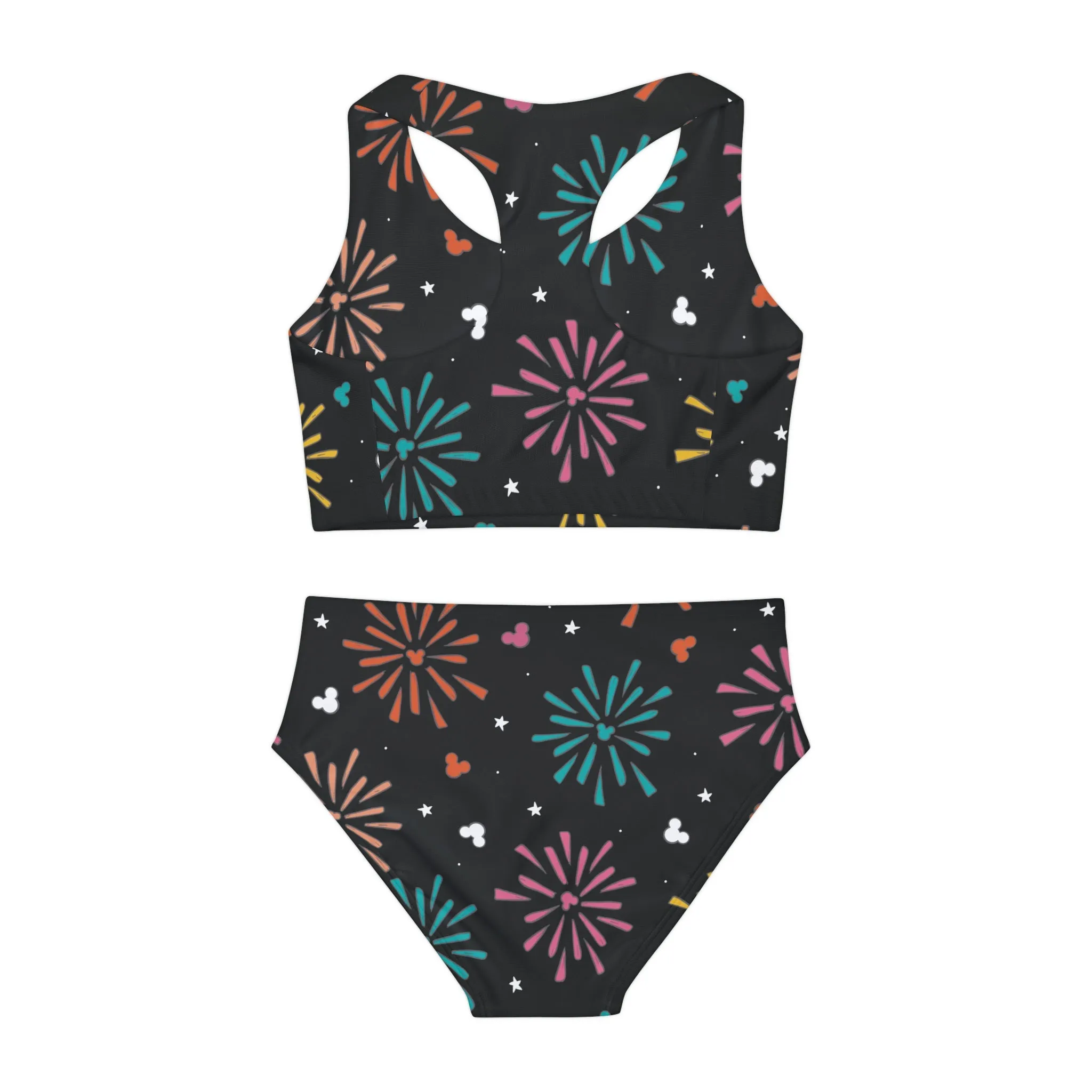 Firework Mouse Girls Two Piece Swimsuit