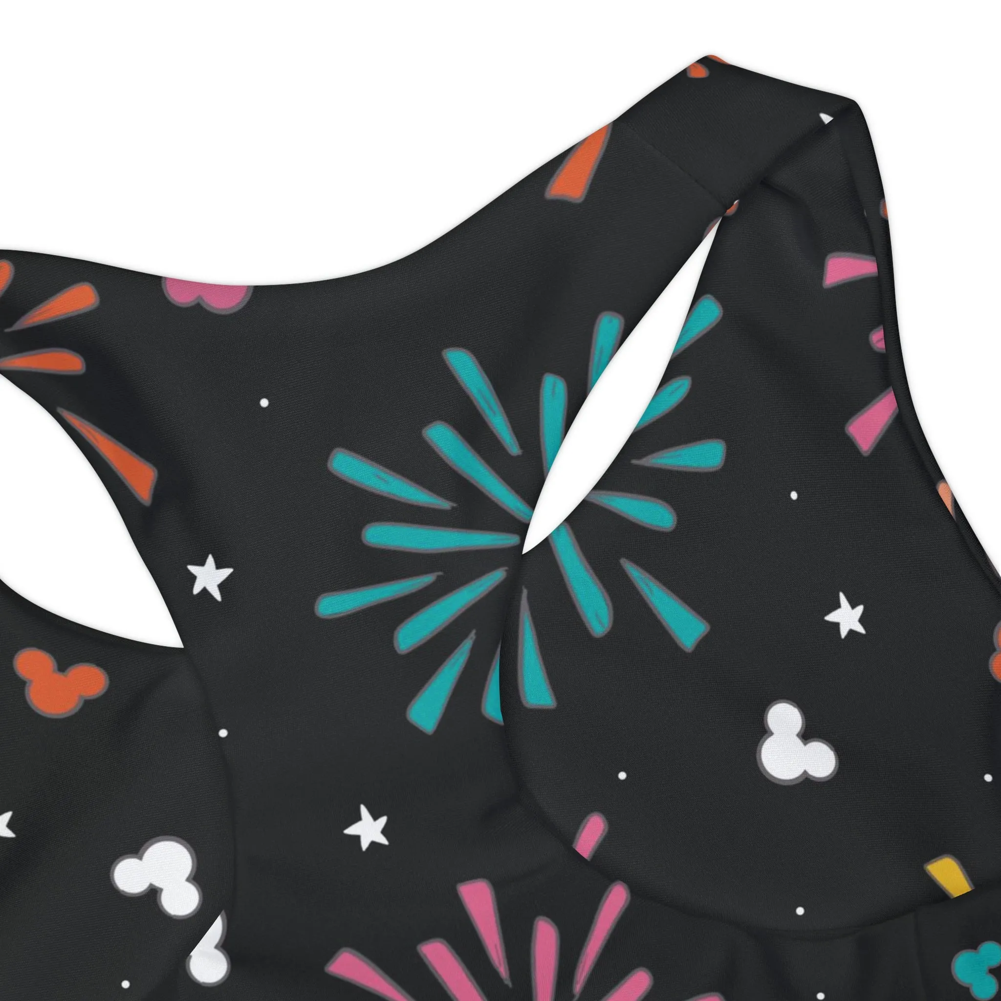 Firework Mouse Girls Two Piece Swimsuit