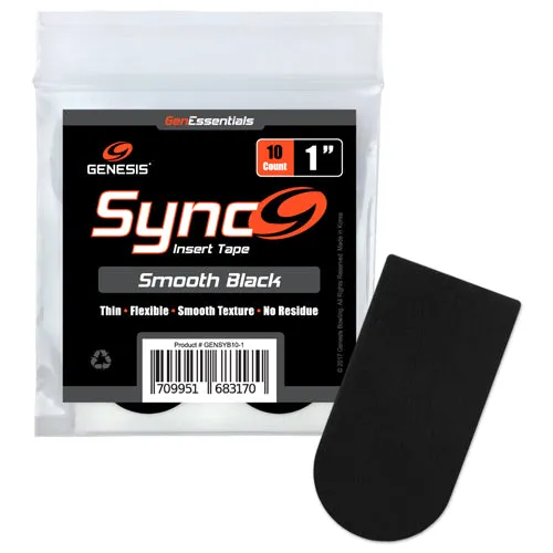 Genesis Sync Black <br>Smooth Insert Tape <br>Black