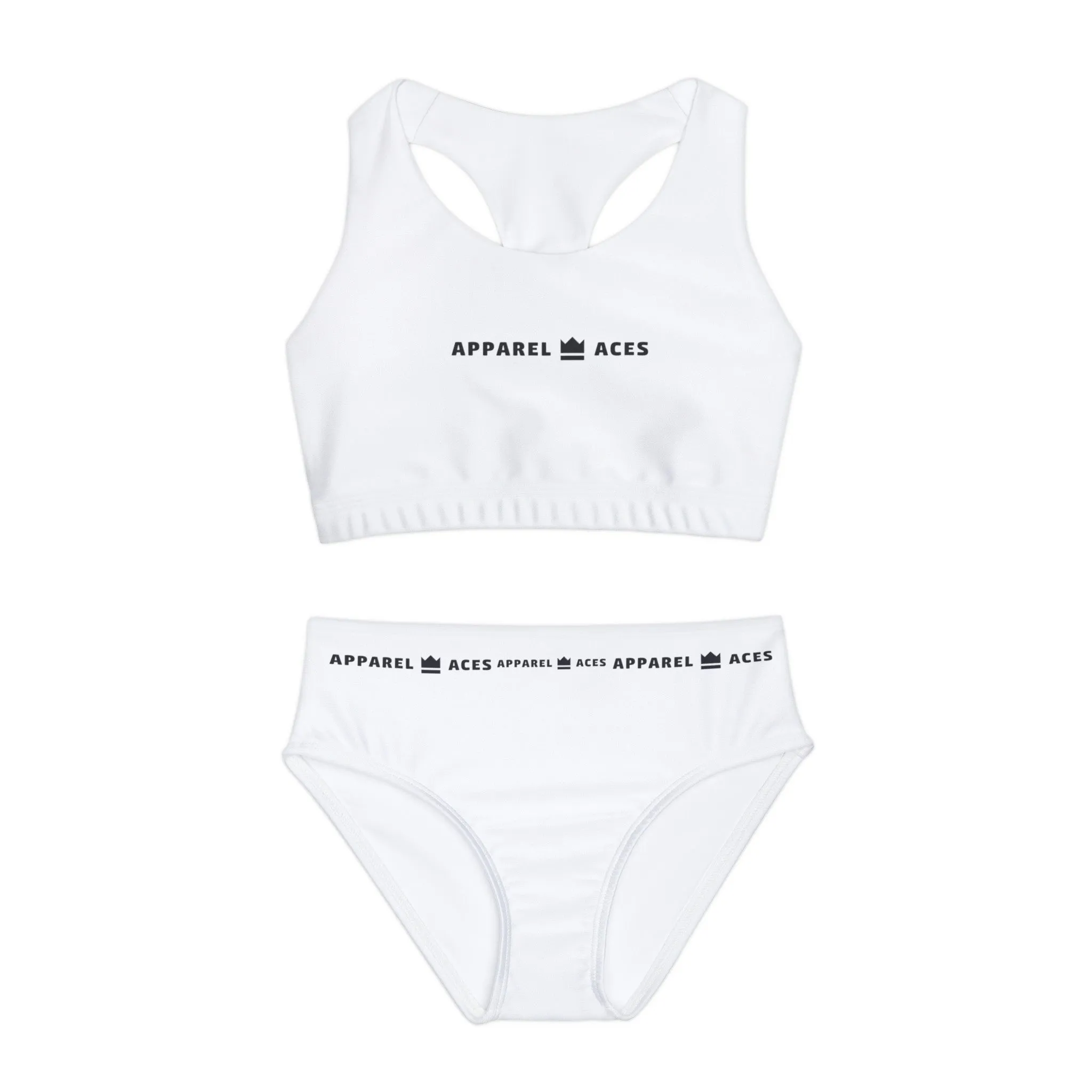 Girls Two Piece Swimsuit (AOP)