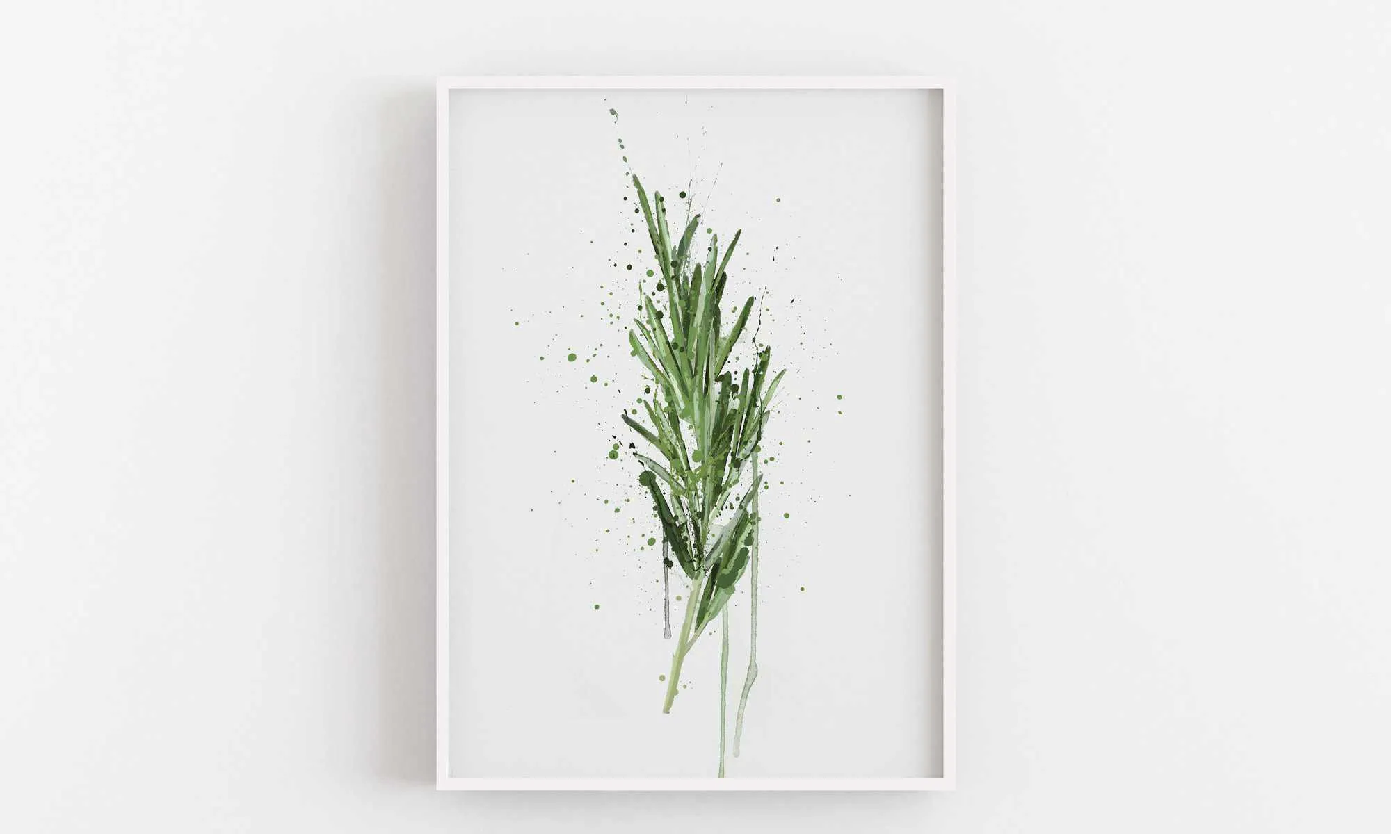 Herb Wall Art Print 'Rosemary'