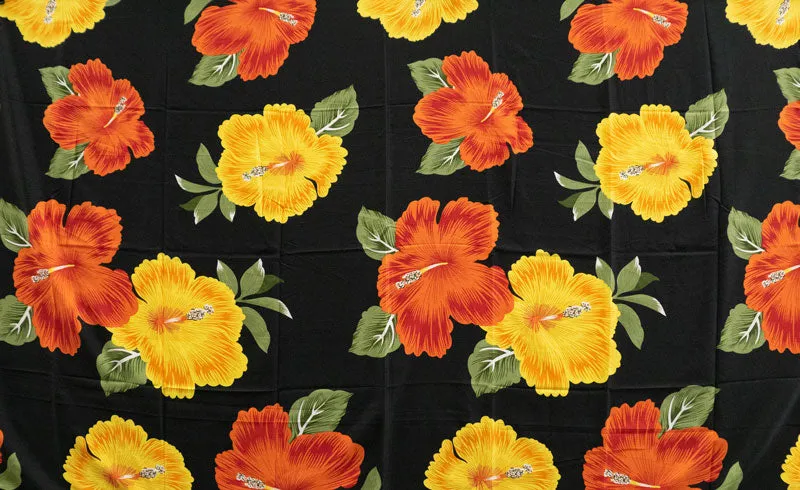 Hibiscus All Over design Sarong