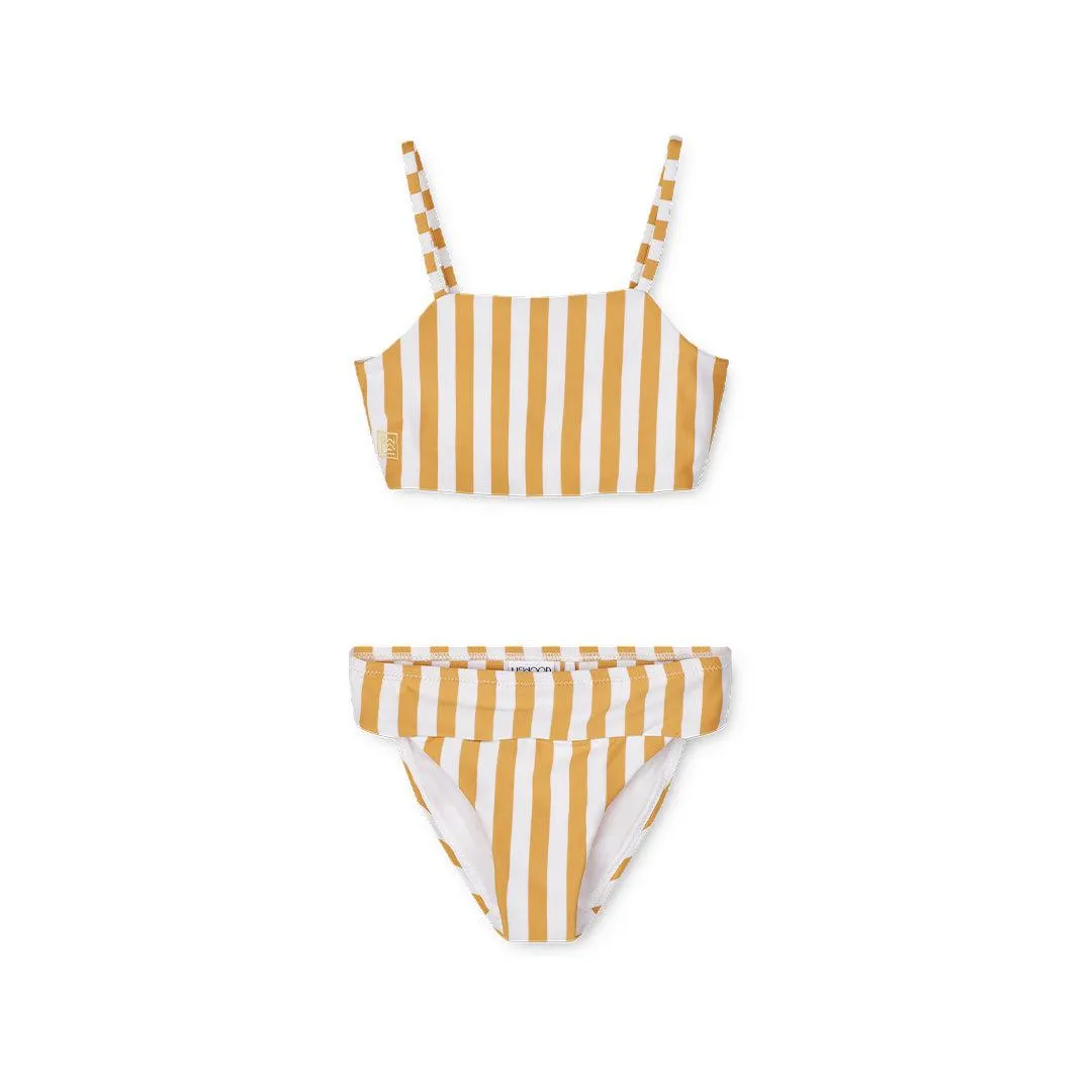 Liewood Lucette Bikini Set - Yellow Mellow/White - Stripe