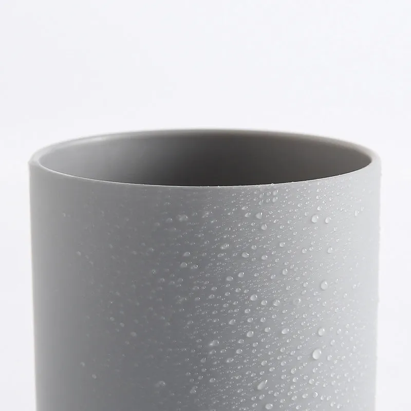 Minimalist Solid Color Plastic Wash Cup, HG0092