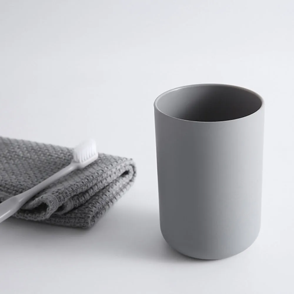 Minimalist Solid Color Plastic Wash Cup, HG0092