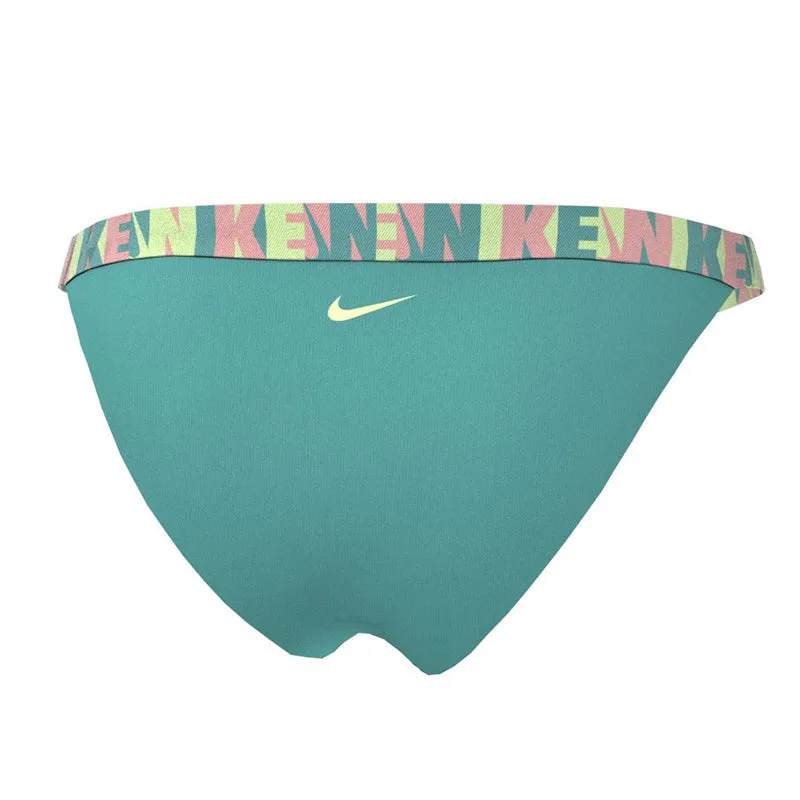 Nike - Women's Logo Tape Banded Bikini Bottom (Washed Teal)