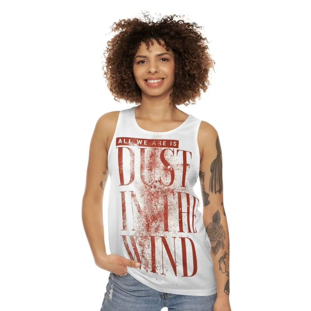 "Dust in the Wind" Unisex Tank Top - Inspired by the Classic Kansas Song Lyrics