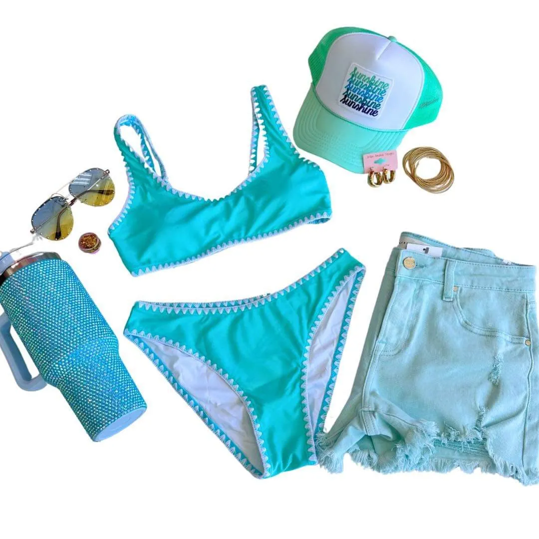 Sandy Cheeks Bikini Set Aqua