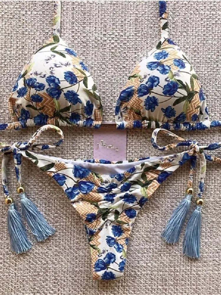 Sexy Push-Up Bikinis - Flattering Low Waist Design with Underwire Support