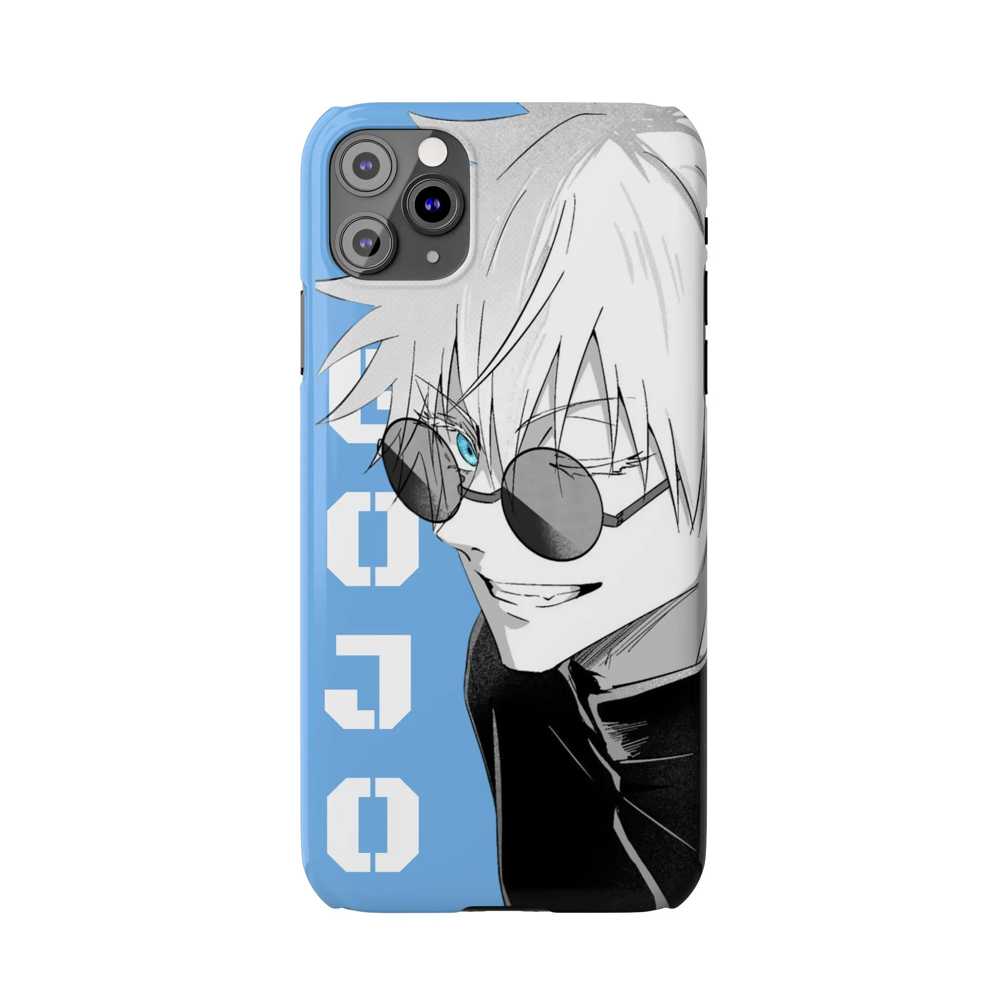 Slim Phone Case - Gojo Satoru Design - Blue