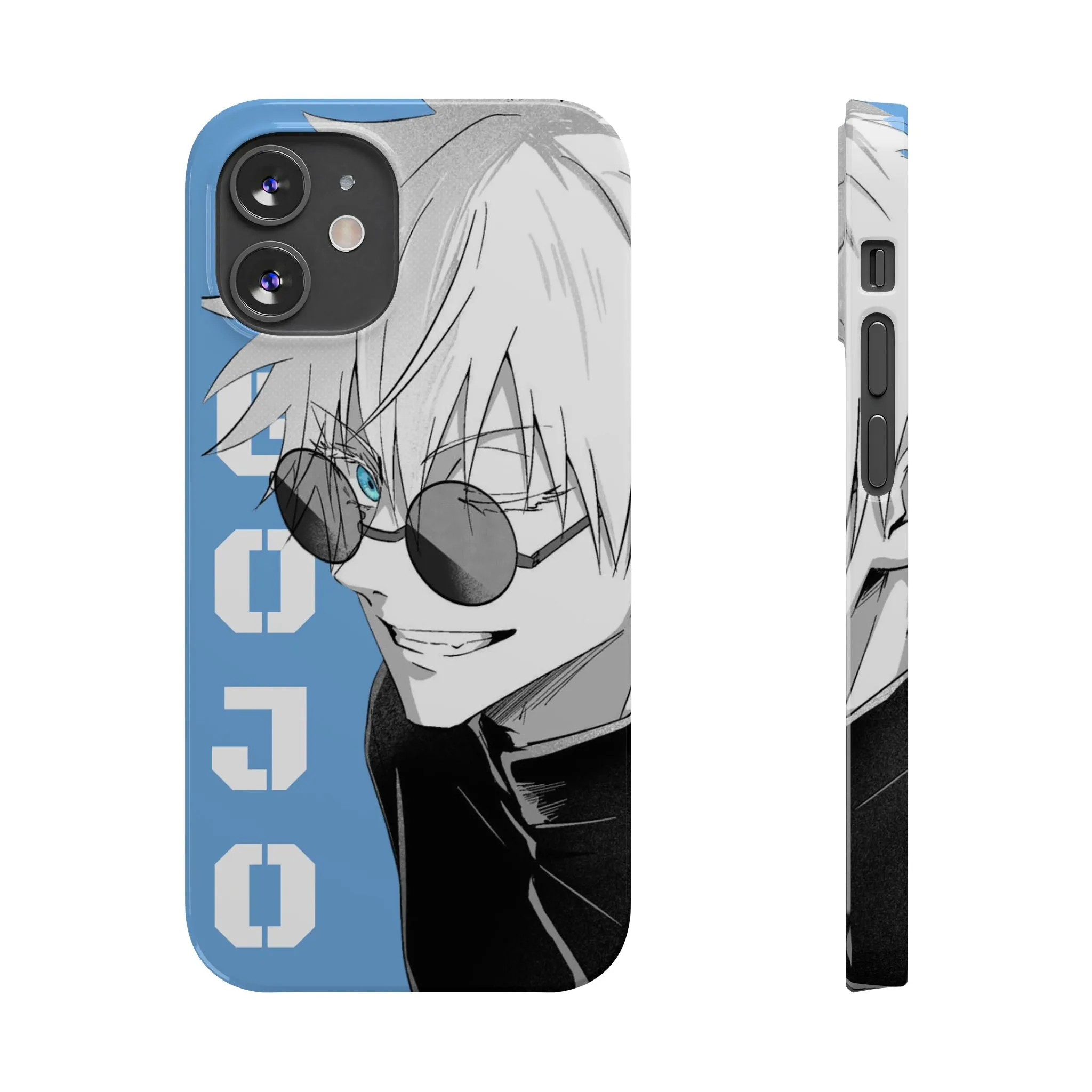 Slim Phone Case - Gojo Satoru Design - Blue