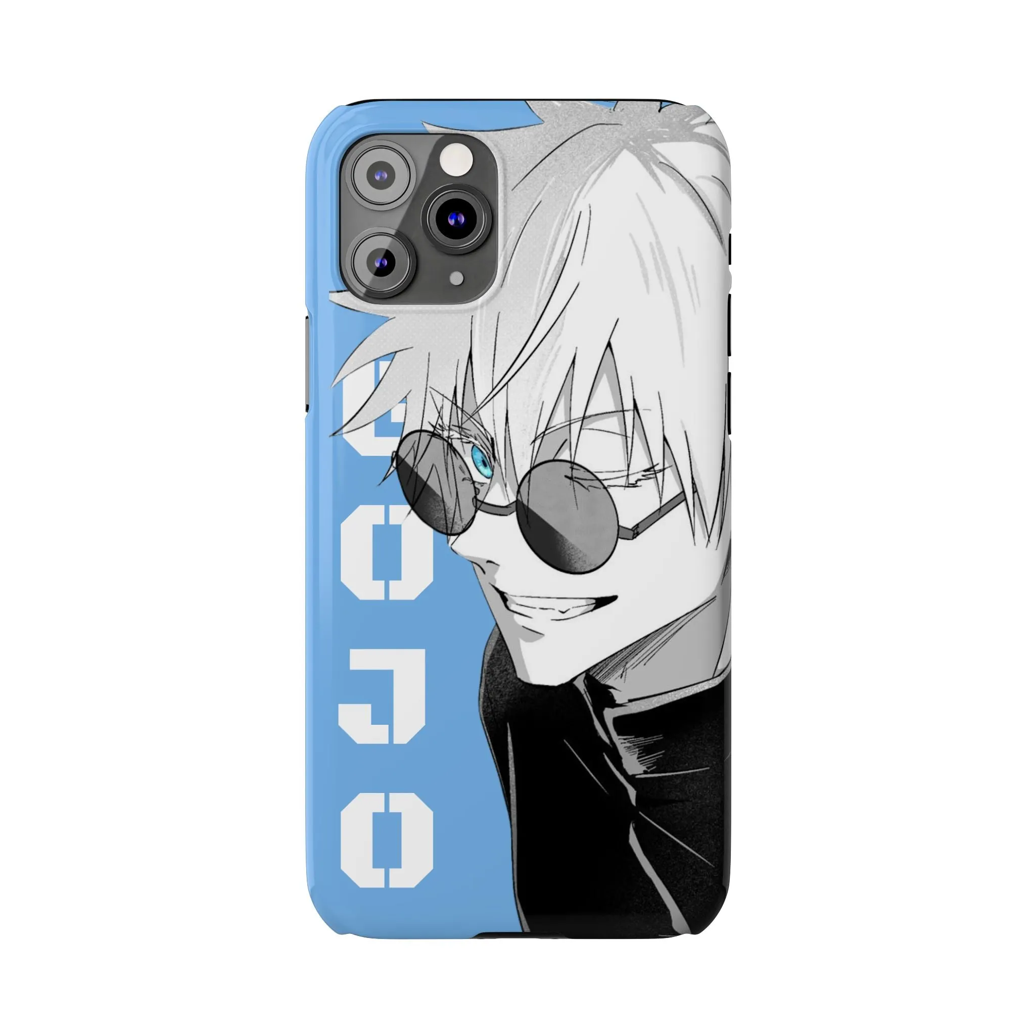 Slim Phone Case - Gojo Satoru Design - Blue