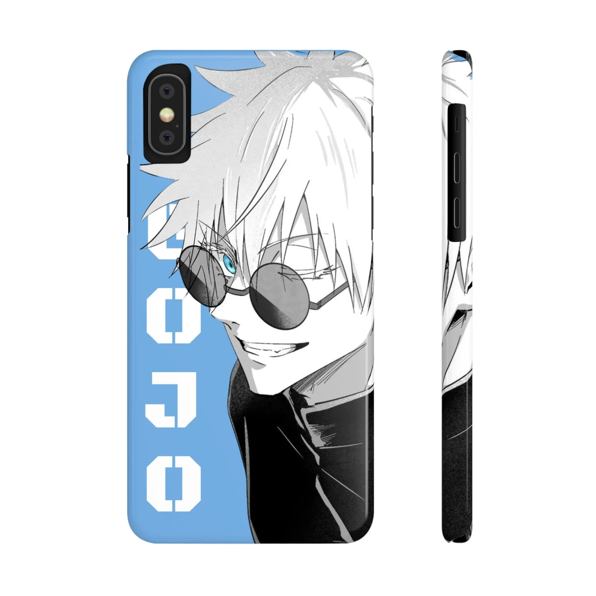 Slim Phone Case - Gojo Satoru Design - Blue