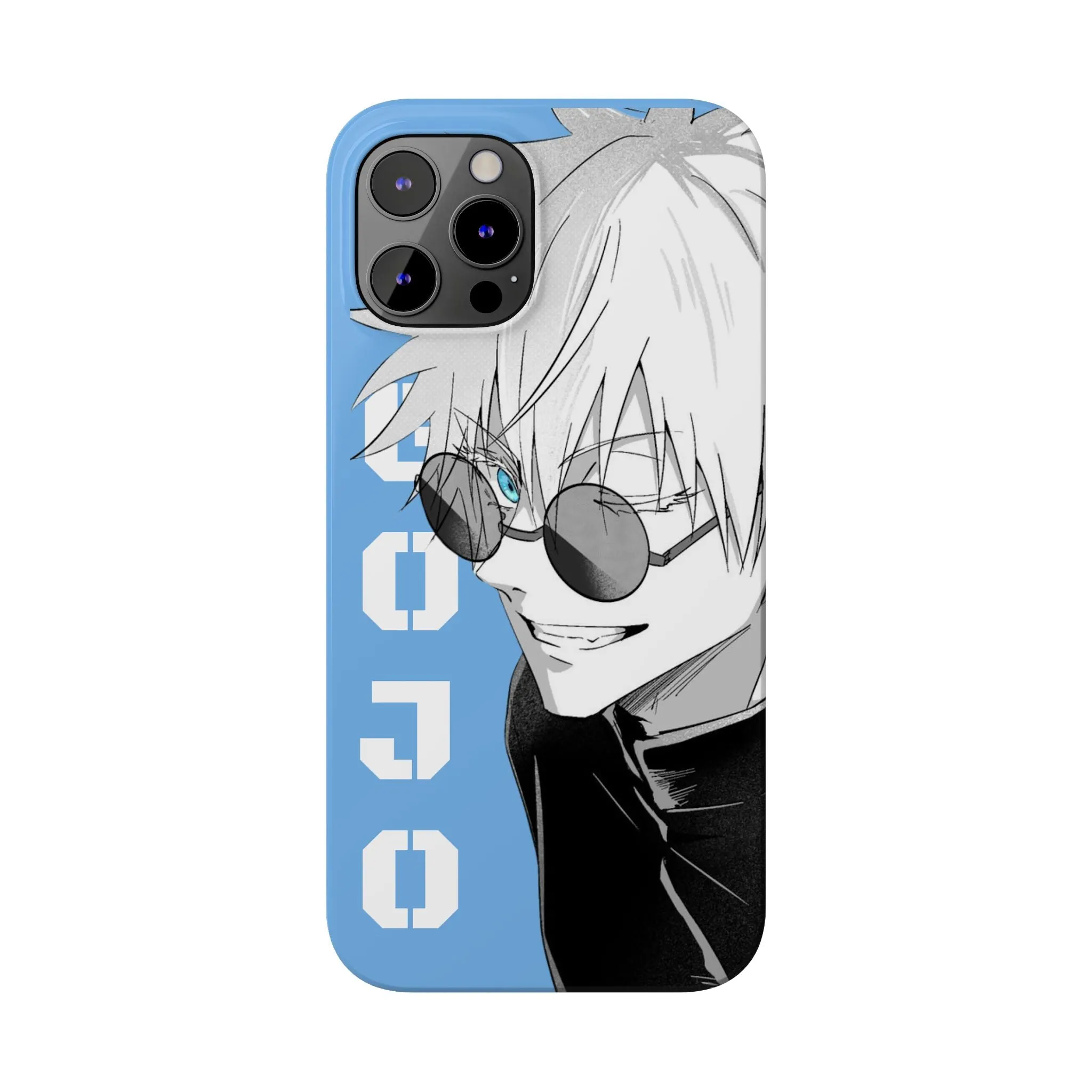 Slim Phone Case - Gojo Satoru Design - Blue