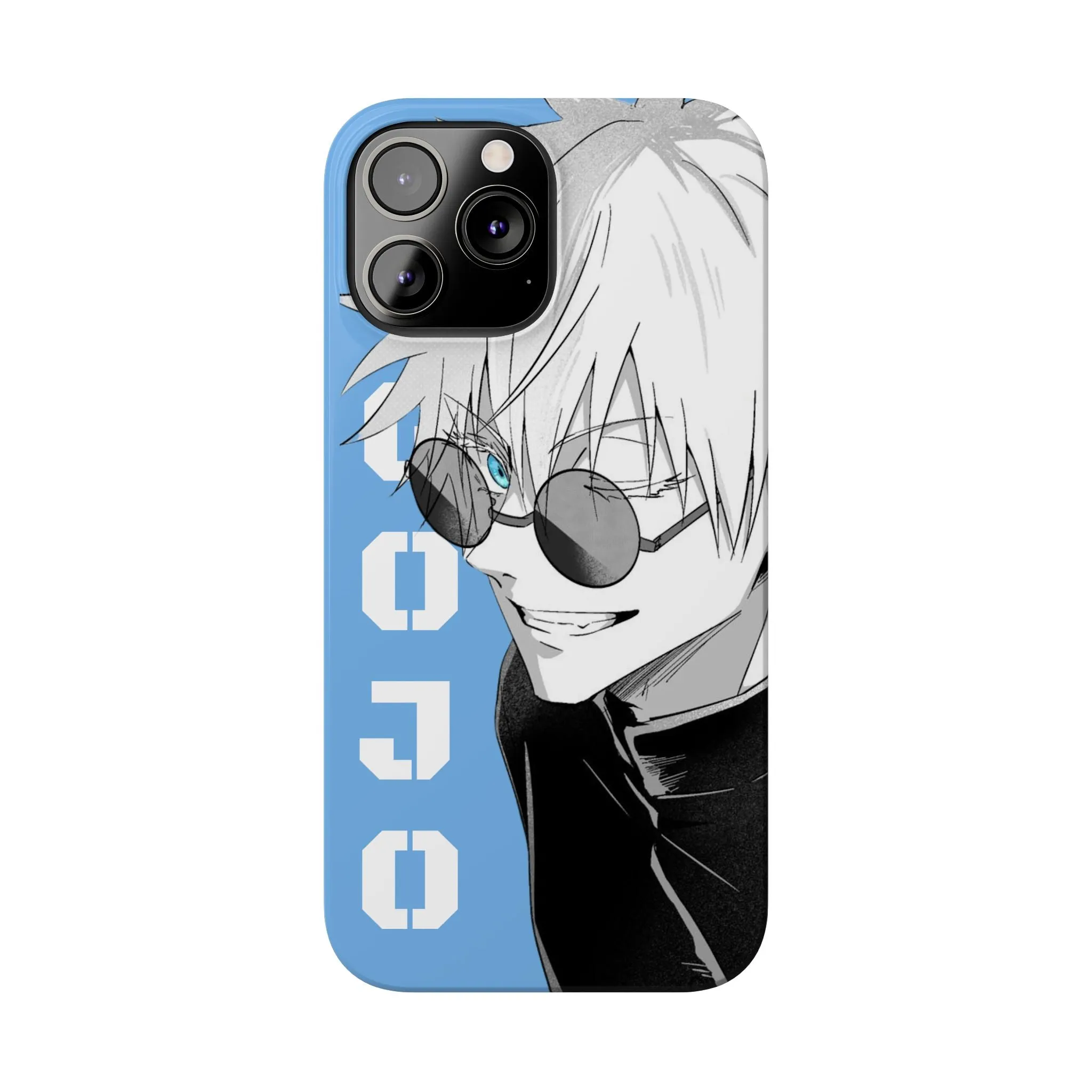 Slim Phone Case - Gojo Satoru Design - Blue