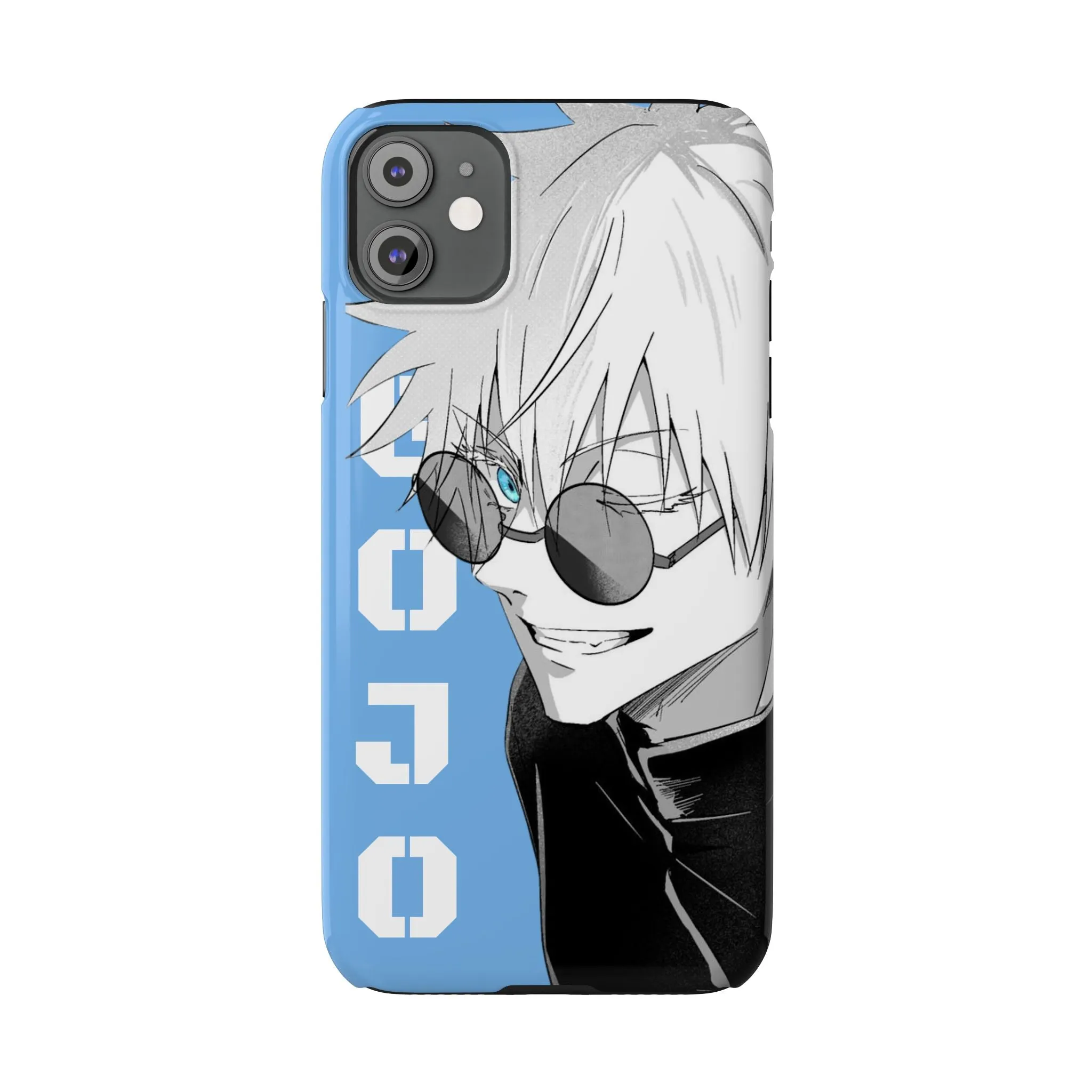 Slim Phone Case - Gojo Satoru Design - Blue