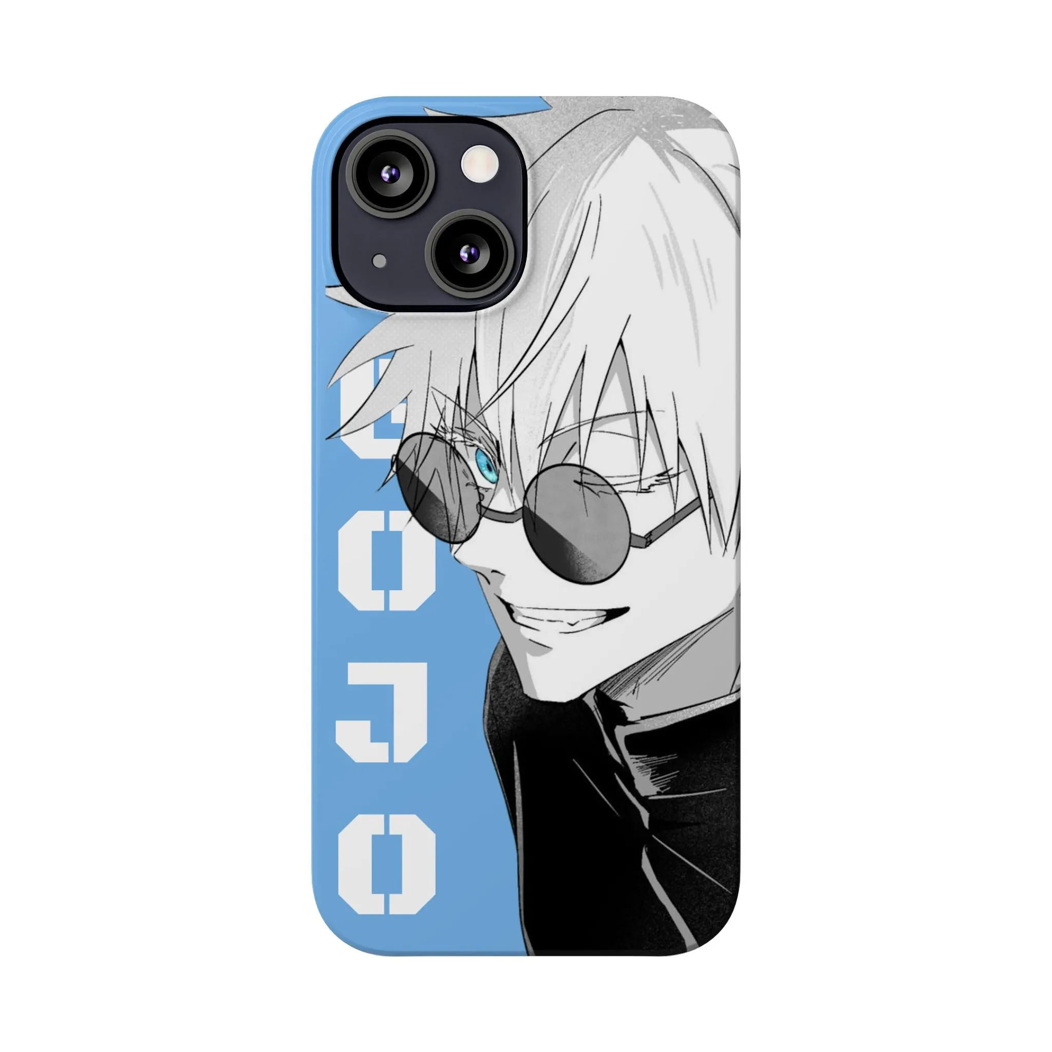 Slim Phone Case - Gojo Satoru Design - Blue