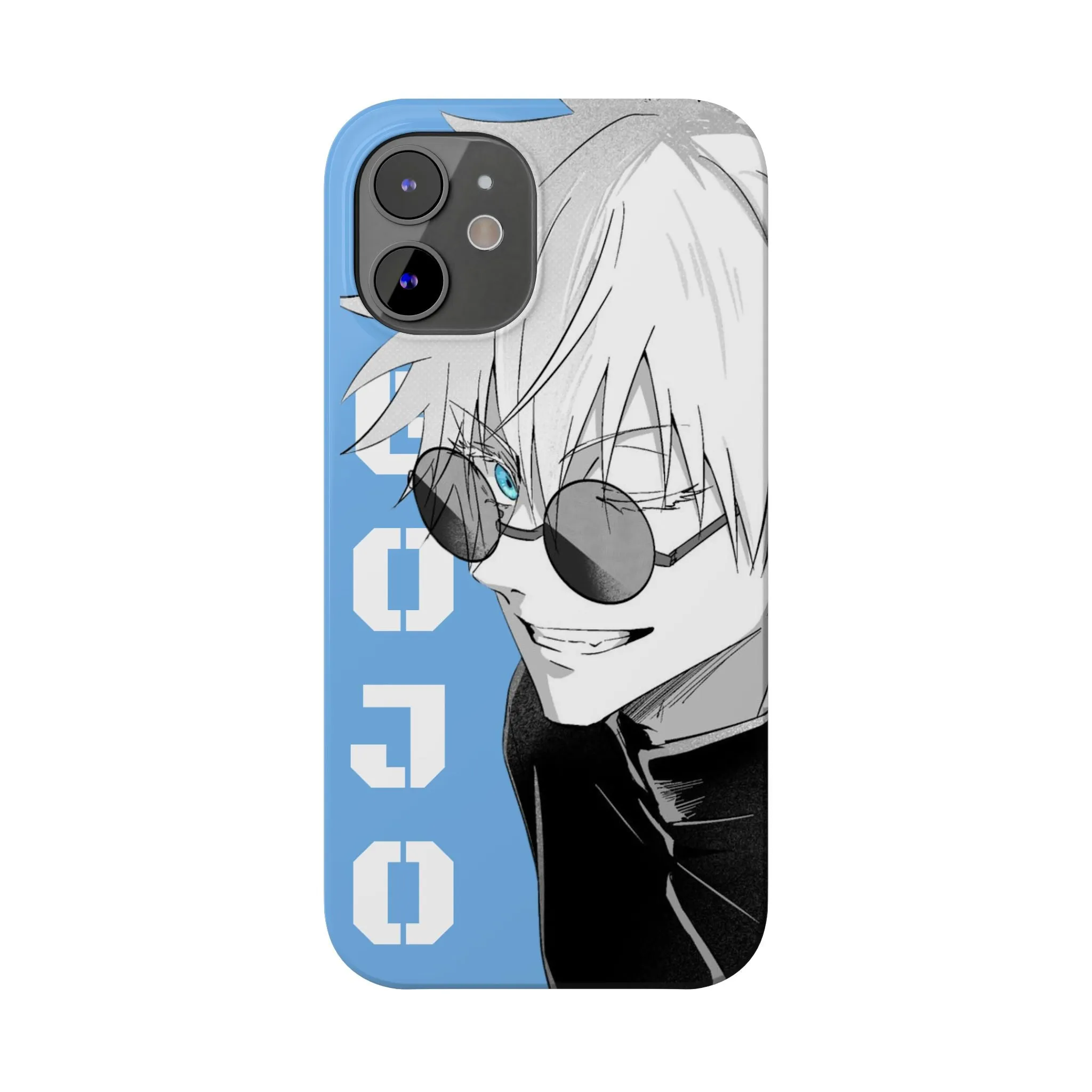 Slim Phone Case - Gojo Satoru Design - Blue