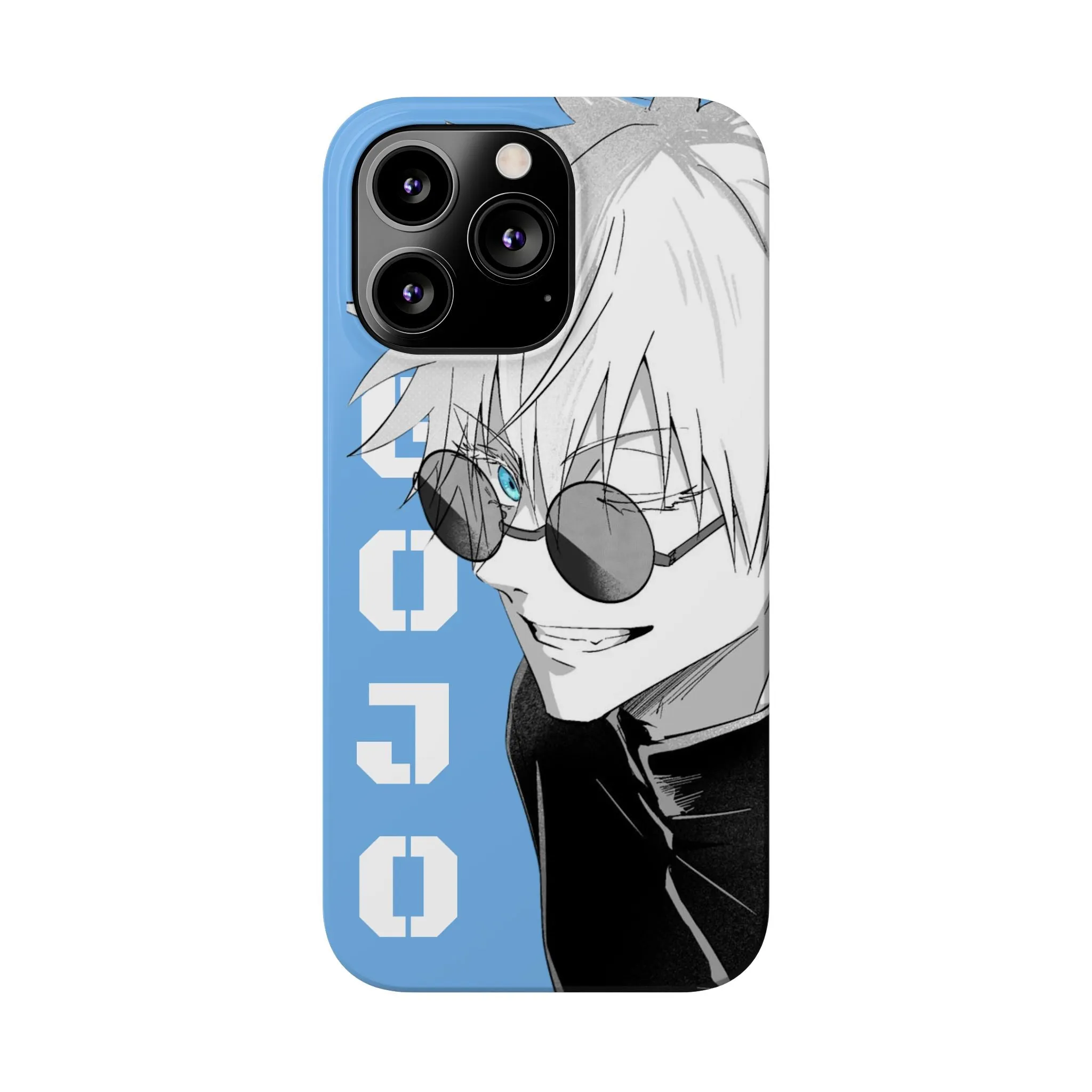 Slim Phone Case - Gojo Satoru Design - Blue