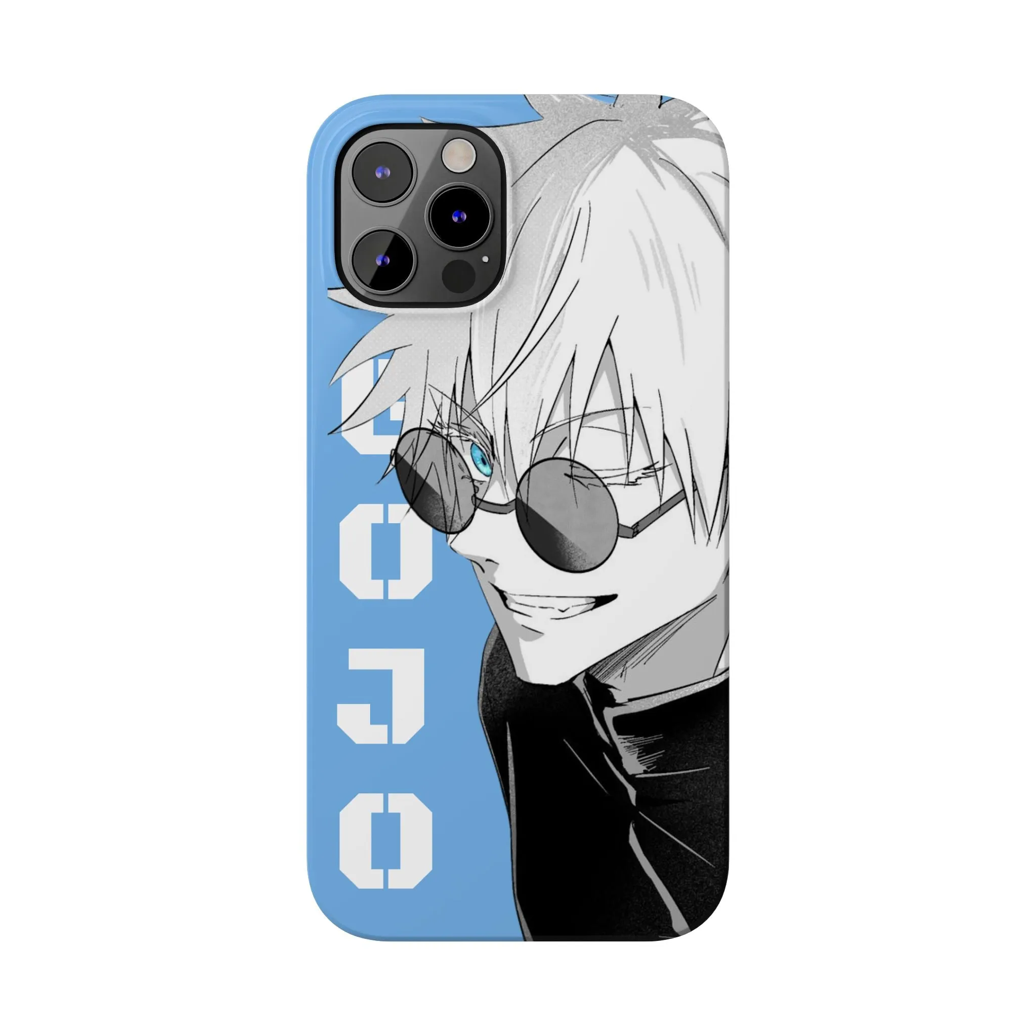 Slim Phone Case - Gojo Satoru Design - Blue