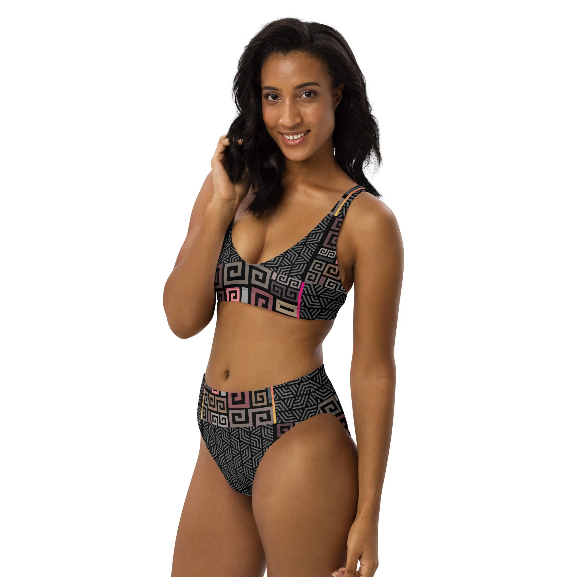 Squared Premium Recycled High-Waisted Bikini