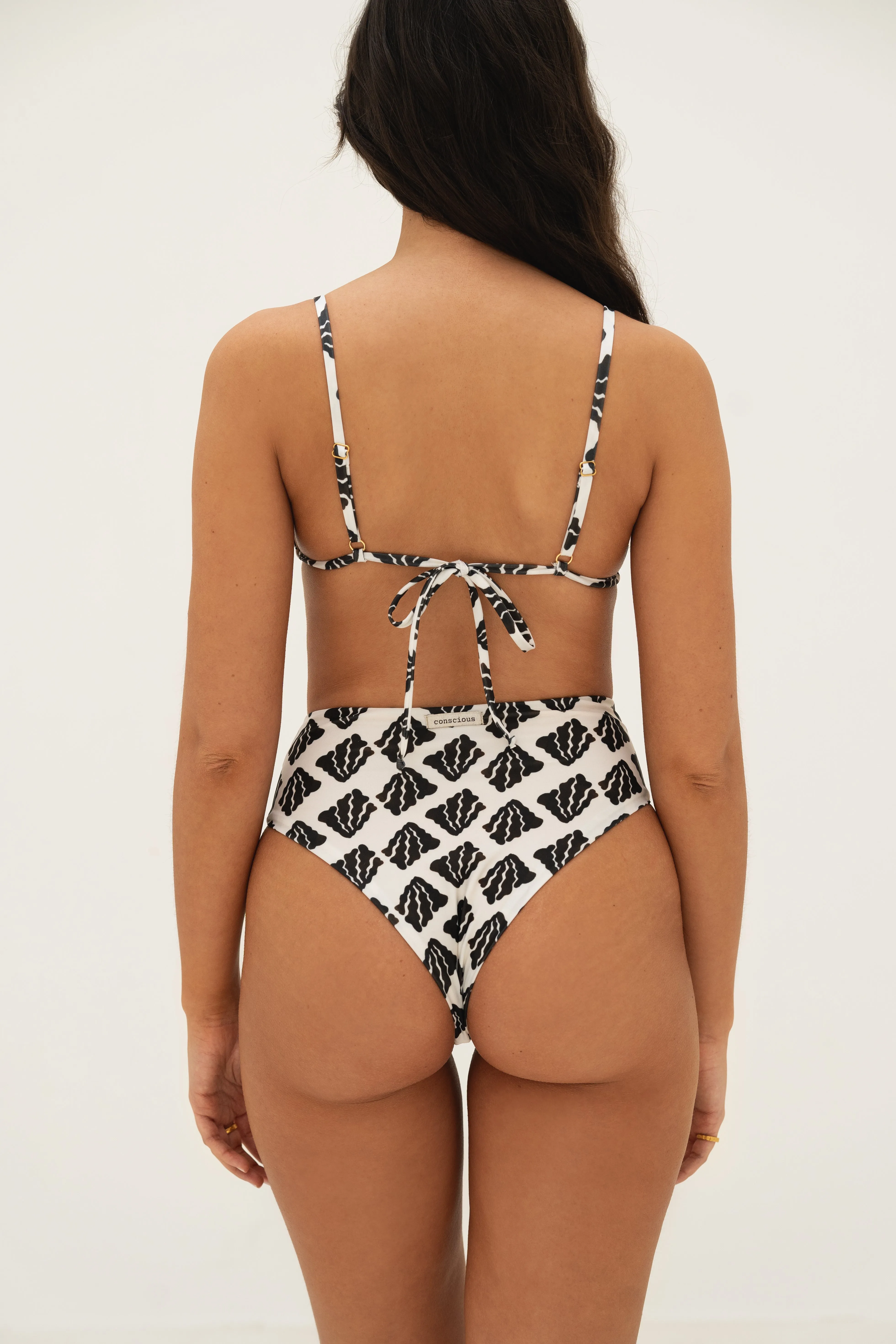 sustainable swimwear bottoms saint algea print