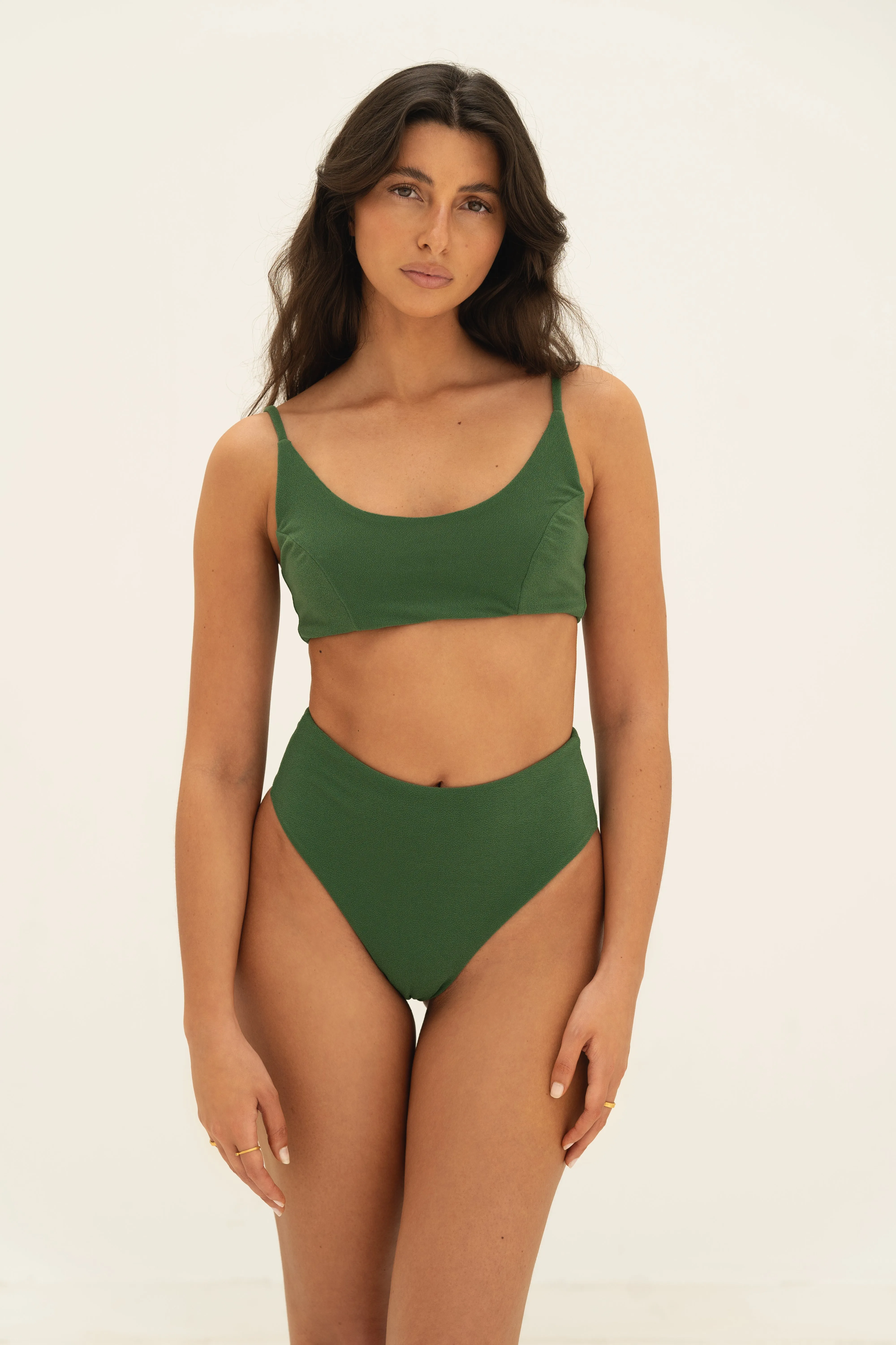 sustainable swimwear bottoms saint palma green