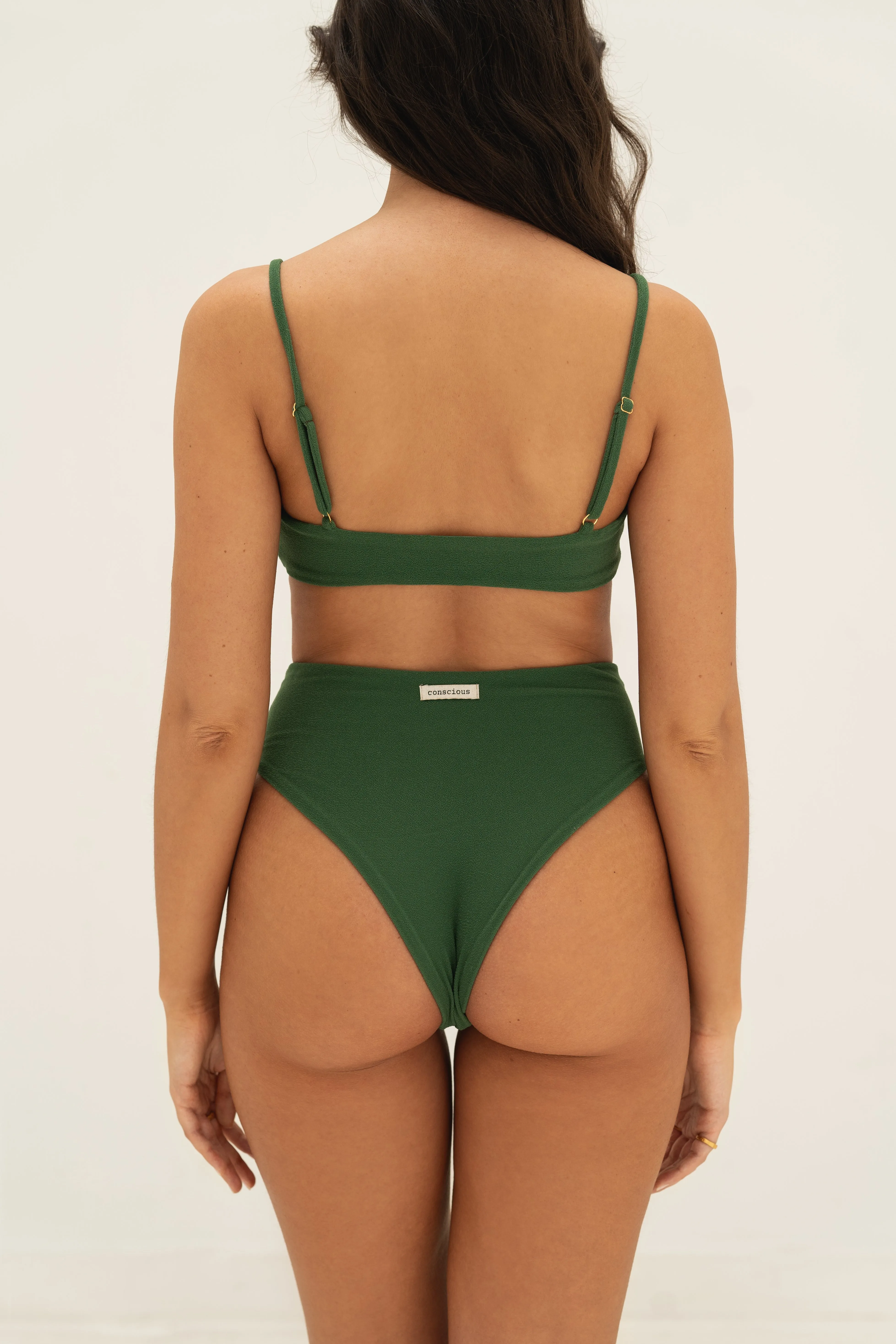 sustainable swimwear bottoms saint palma green